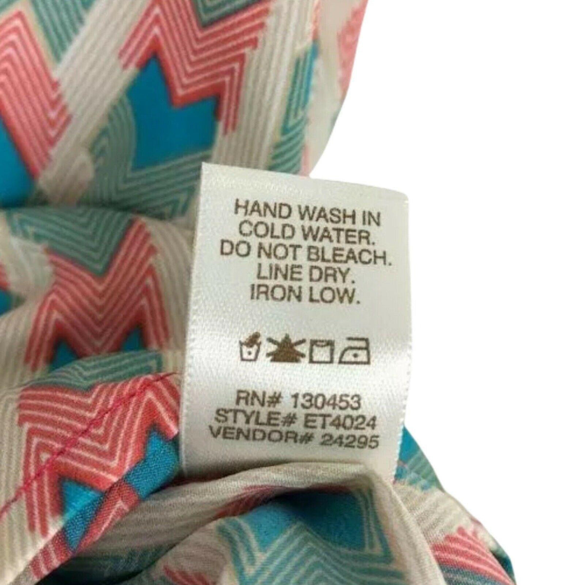 Daytrip Womens M Loose Fit Tank Top Abstract Arrow Print Scoop Neck Hi-Lo Hem