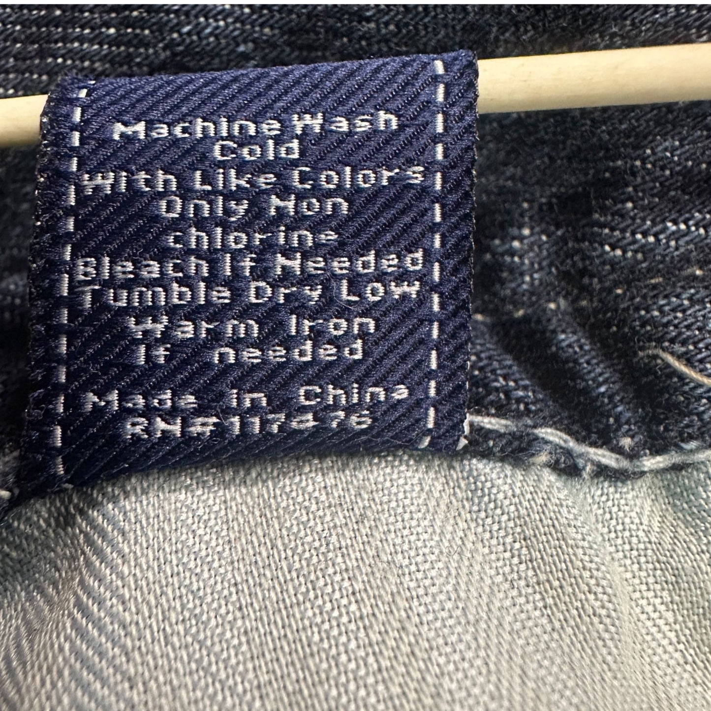 Madison Womens Bootcut Jeans 9/10 Thick Stitch Embroidered Flap Pocket Stretch