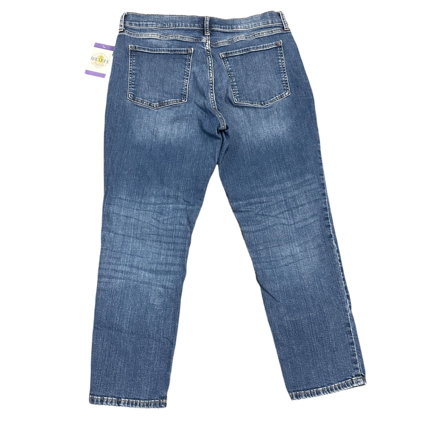 Banana Republic Girlfriend Jeans Womens 31/12 Petite High Rise Cropped Normcore