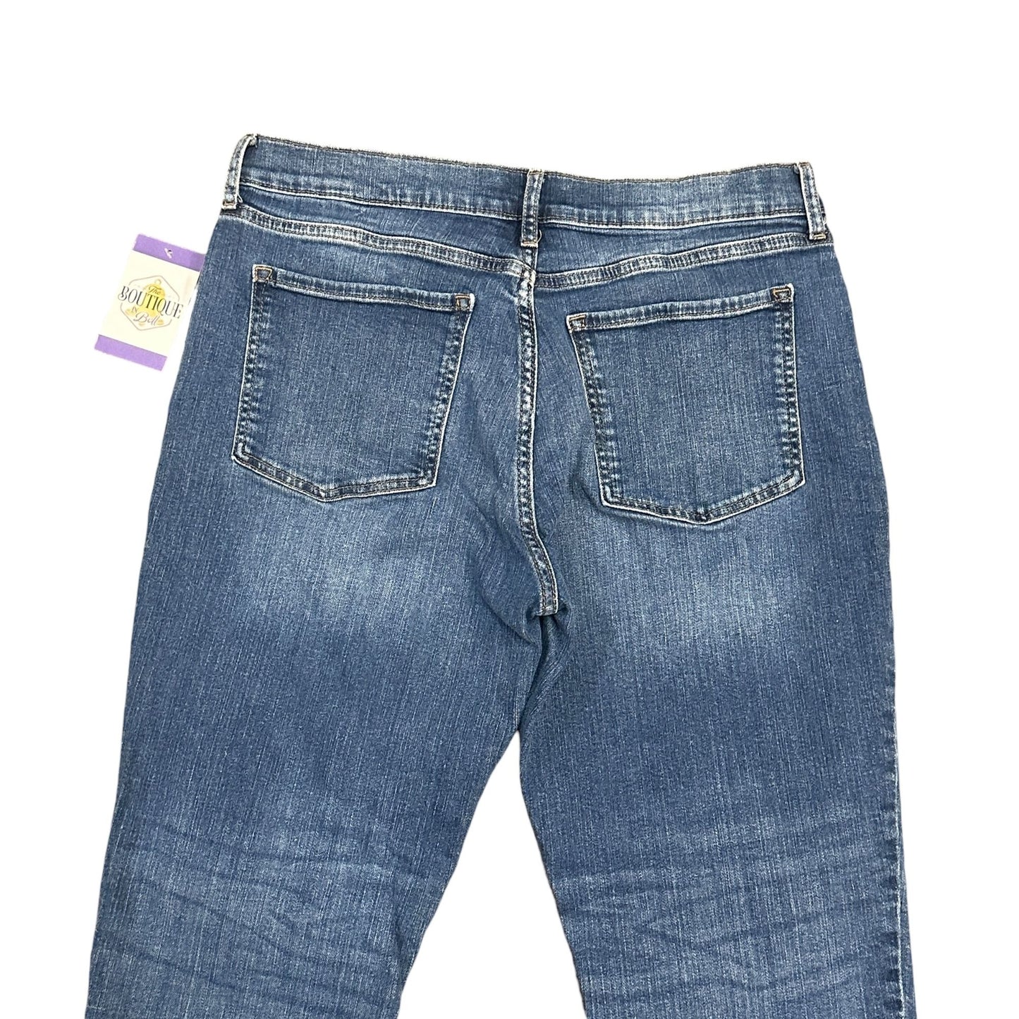 Banana Republic Girlfriend Jeans Womens 31/12 Petite High Rise Cropped Normcore