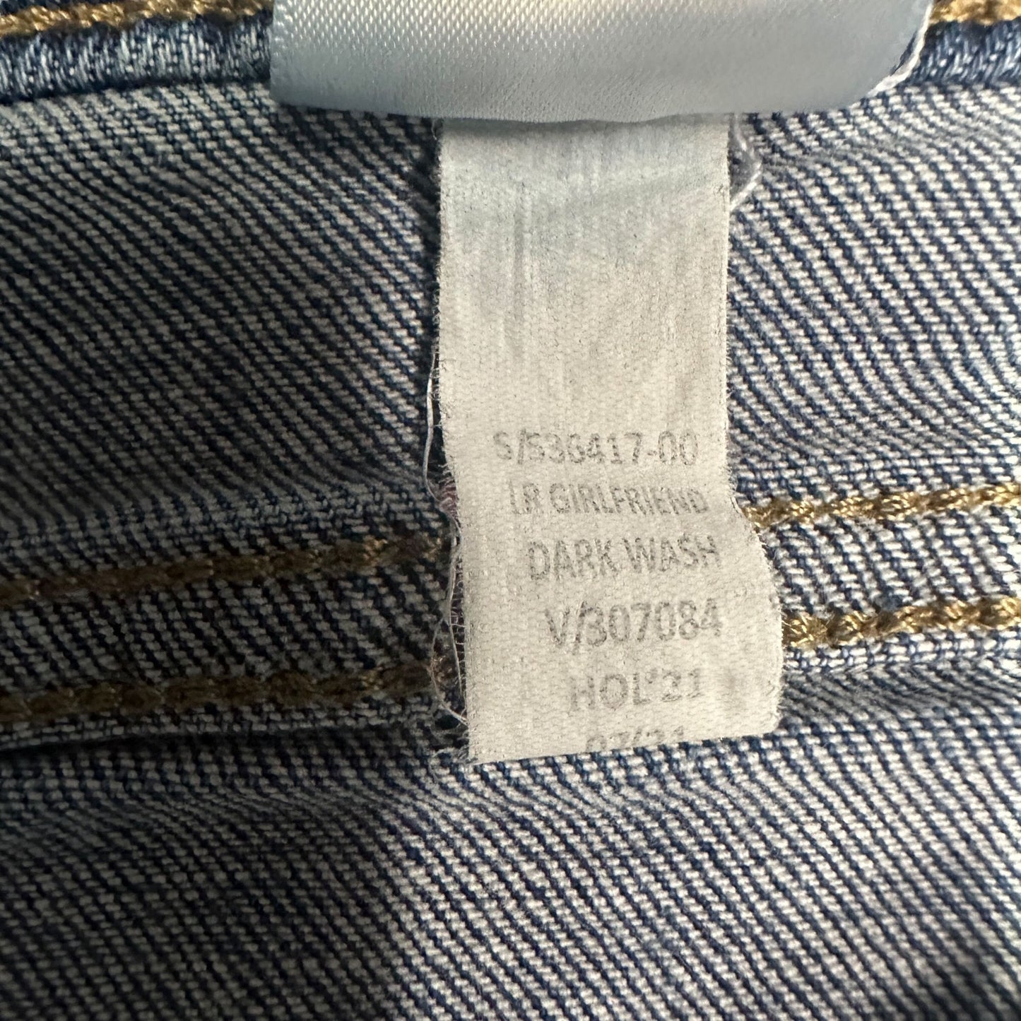 Banana Republic Girlfriend Jeans Womens 31/12 Petite High Rise Cropped Normcore