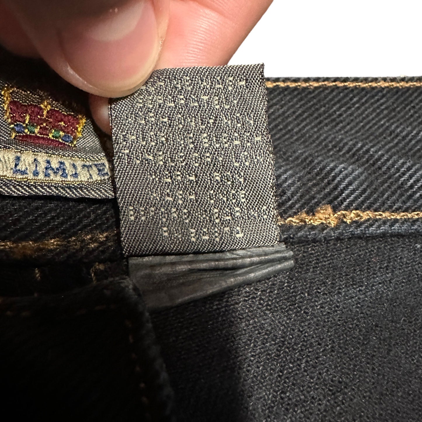 Vtg 90s The Limited Black Mom Jeans Minimalist Normcore Hi Rise Tapered Leg 10