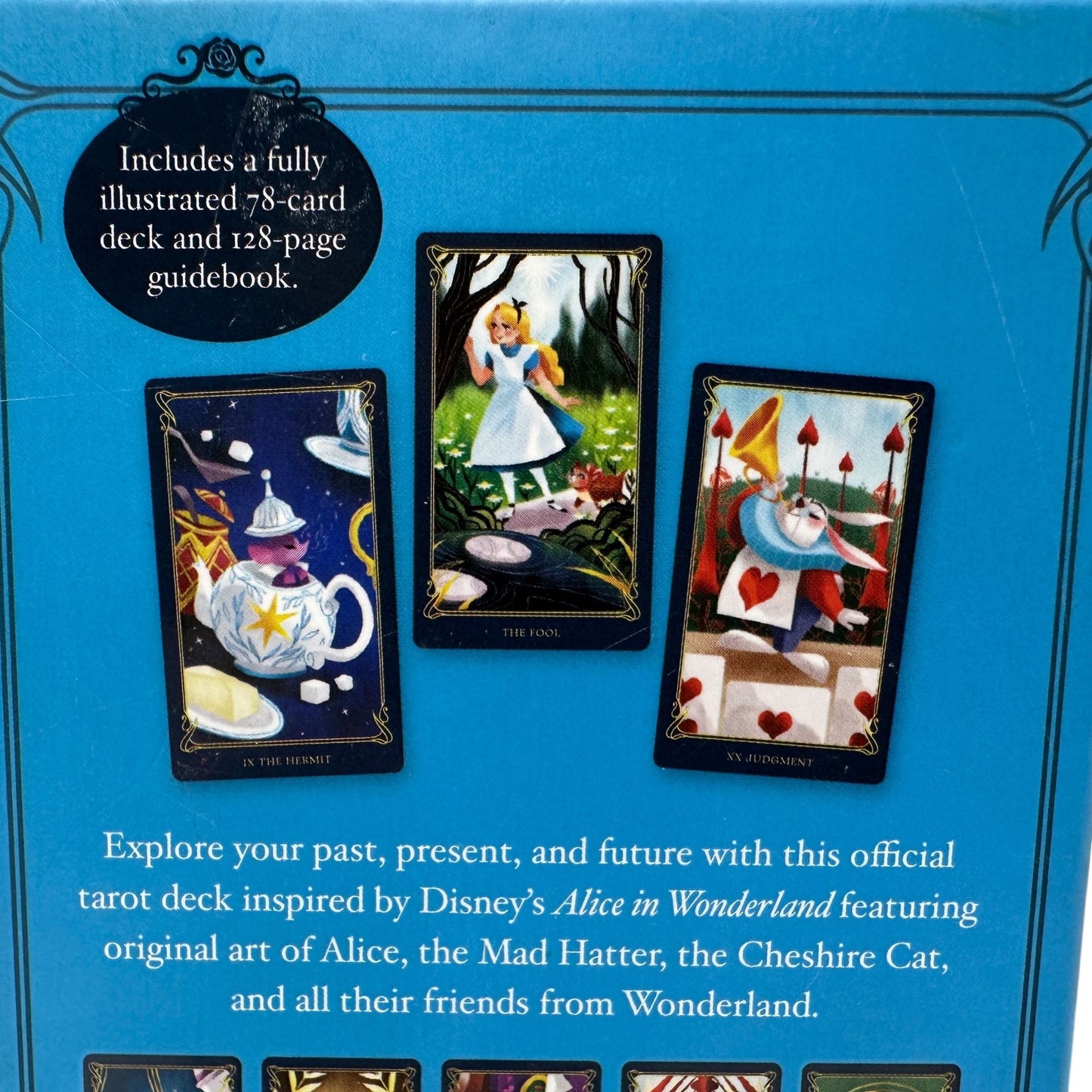 Disney Alice In Wonderland Tarot Deck & Guidebook Set 78 Fully Illustrated