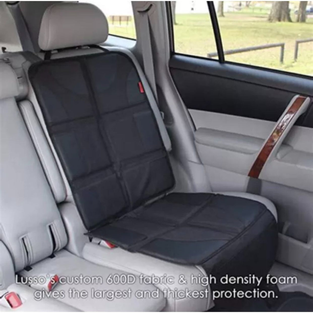Lusso Gear WATERPROOF Padded Car Seat PROTECTOR with Pockets Vehicle Accessories