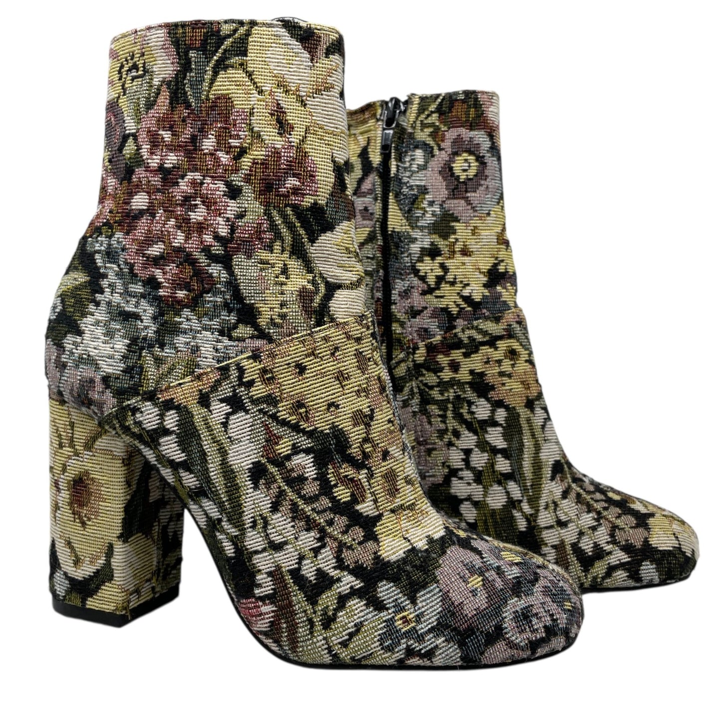 Urban Outfitters Emma Jacquard Floral Brocade Boots Romantic Soft Girl 6