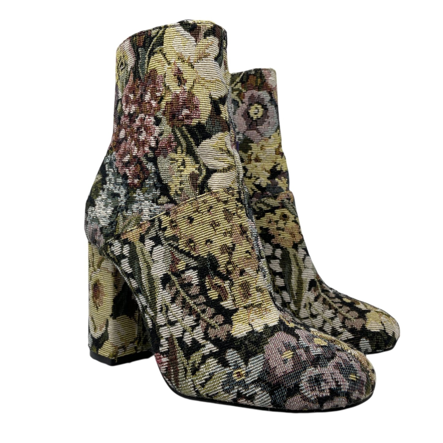 Urban Outfitters Emma Jacquard Floral Brocade Boots Romantic Soft Girl 6