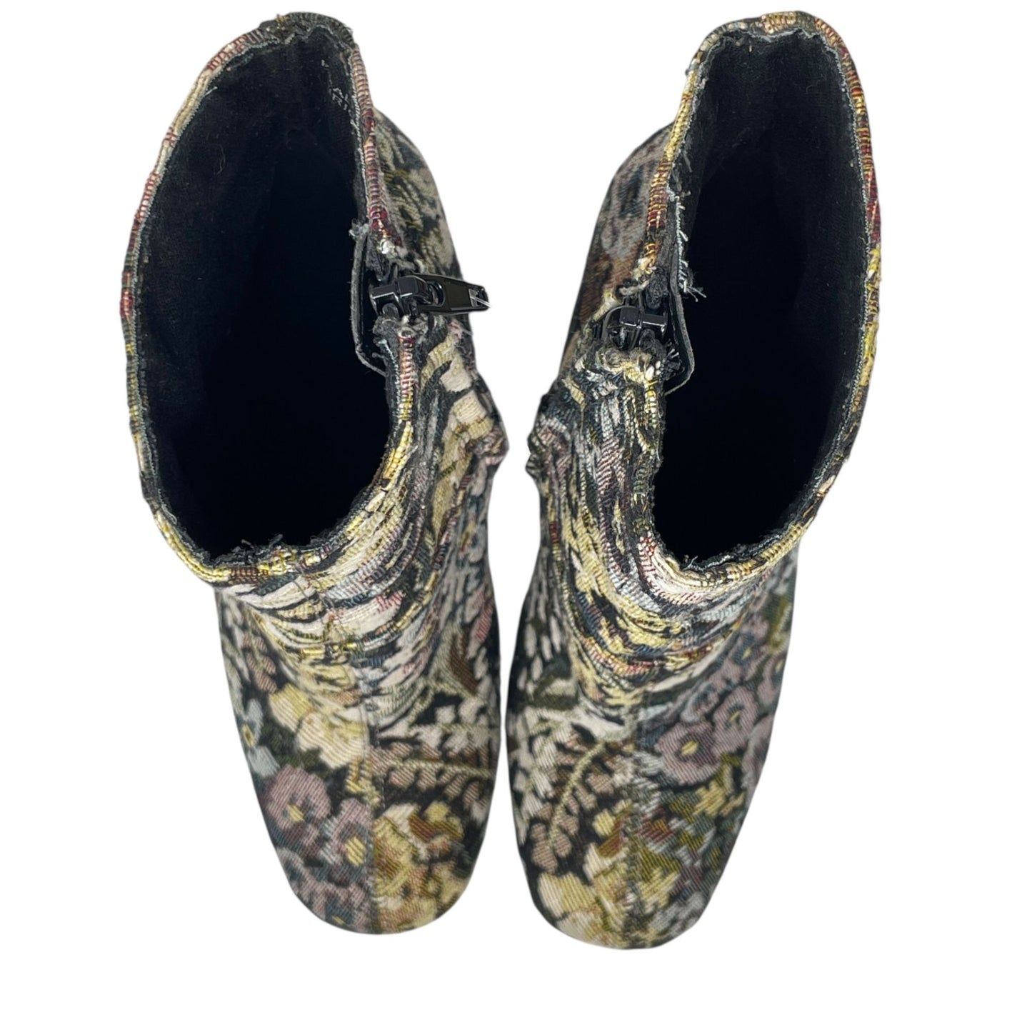 Urban Outfitters Emma Jacquard Floral Brocade Boots Romantic Soft Girl 6
