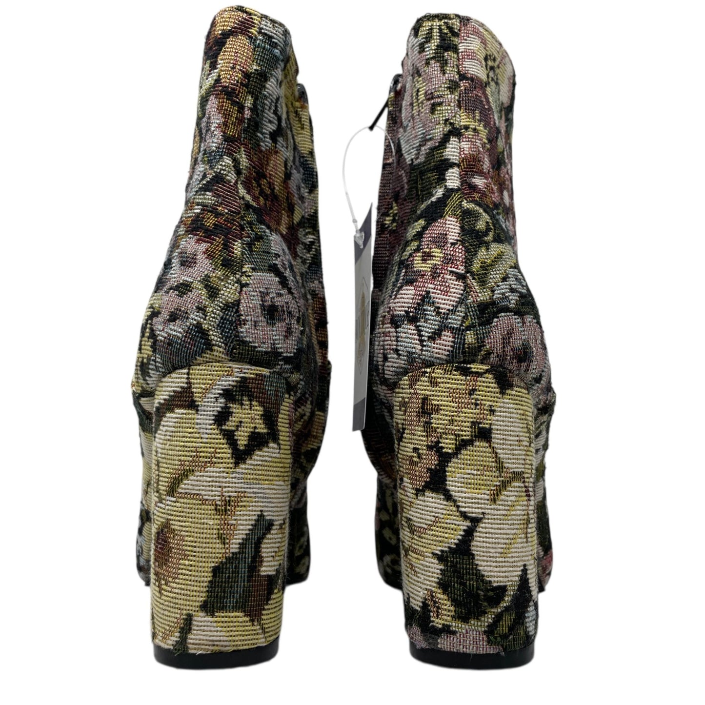 Urban Outfitters Emma Jacquard Floral Brocade Boots Romantic Soft Girl 6