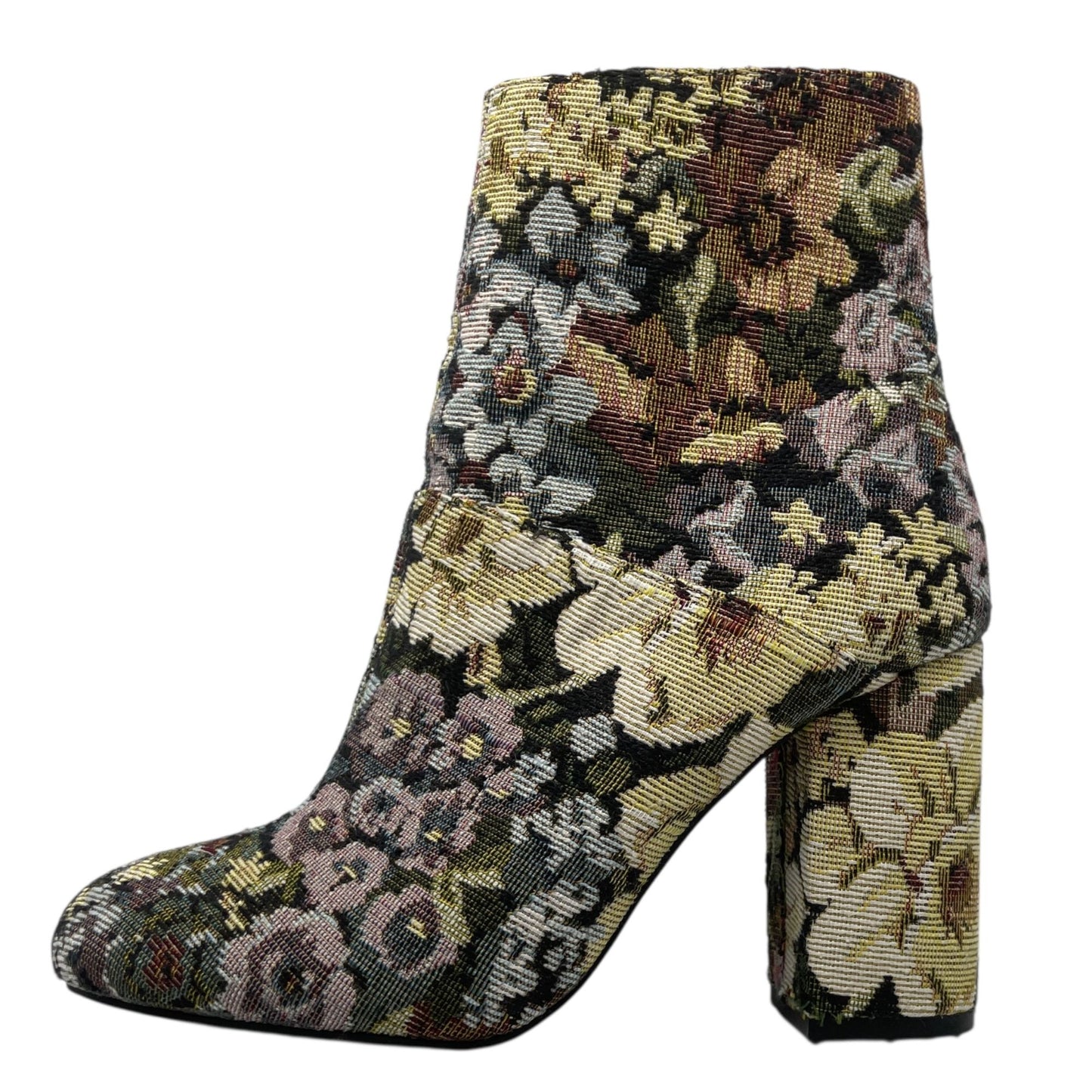 Urban Outfitters Emma Jacquard Floral Brocade Boots Romantic Soft Girl 6