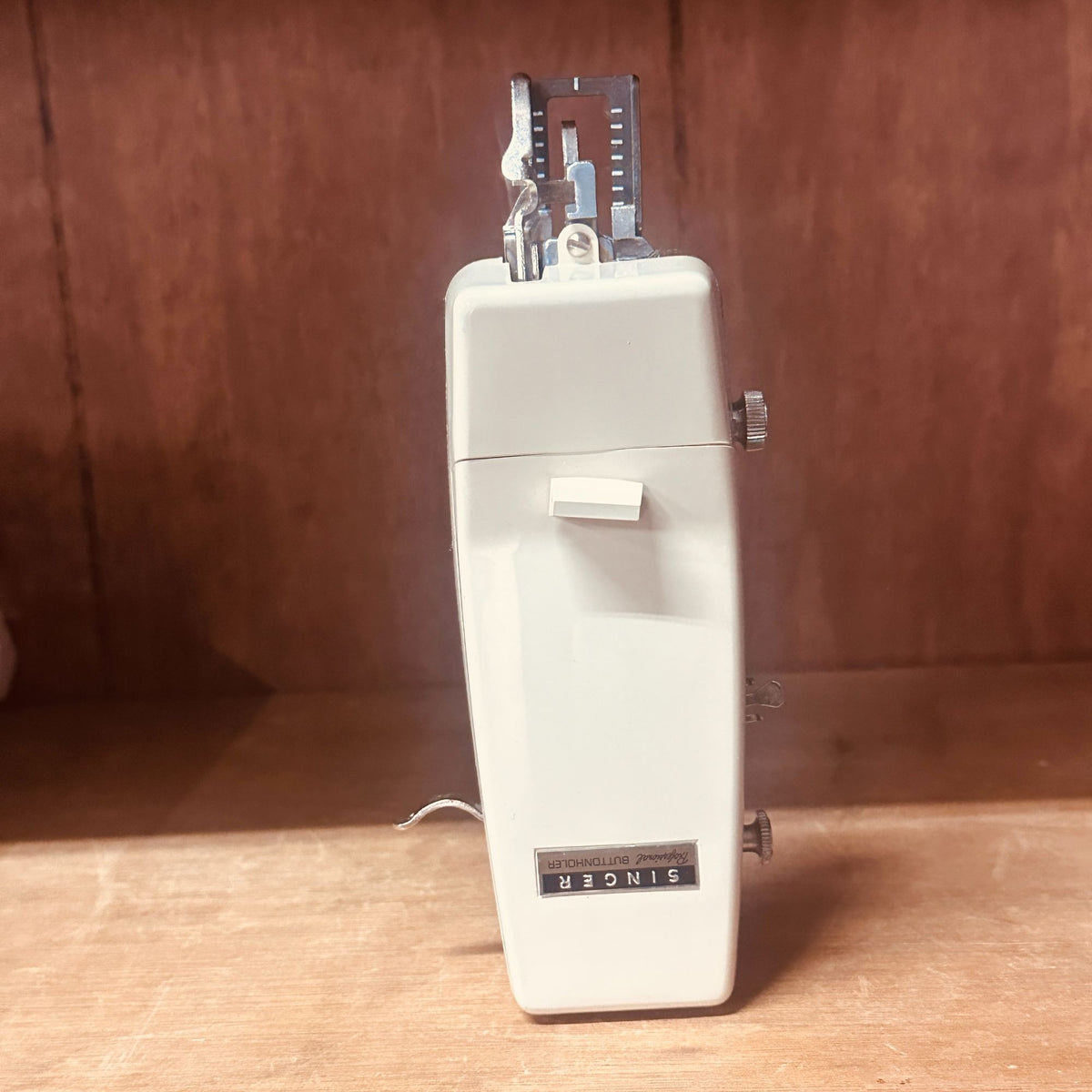 Singer Professional Buttonholer Attachment w Cams Box Vintage Mid Century 38116