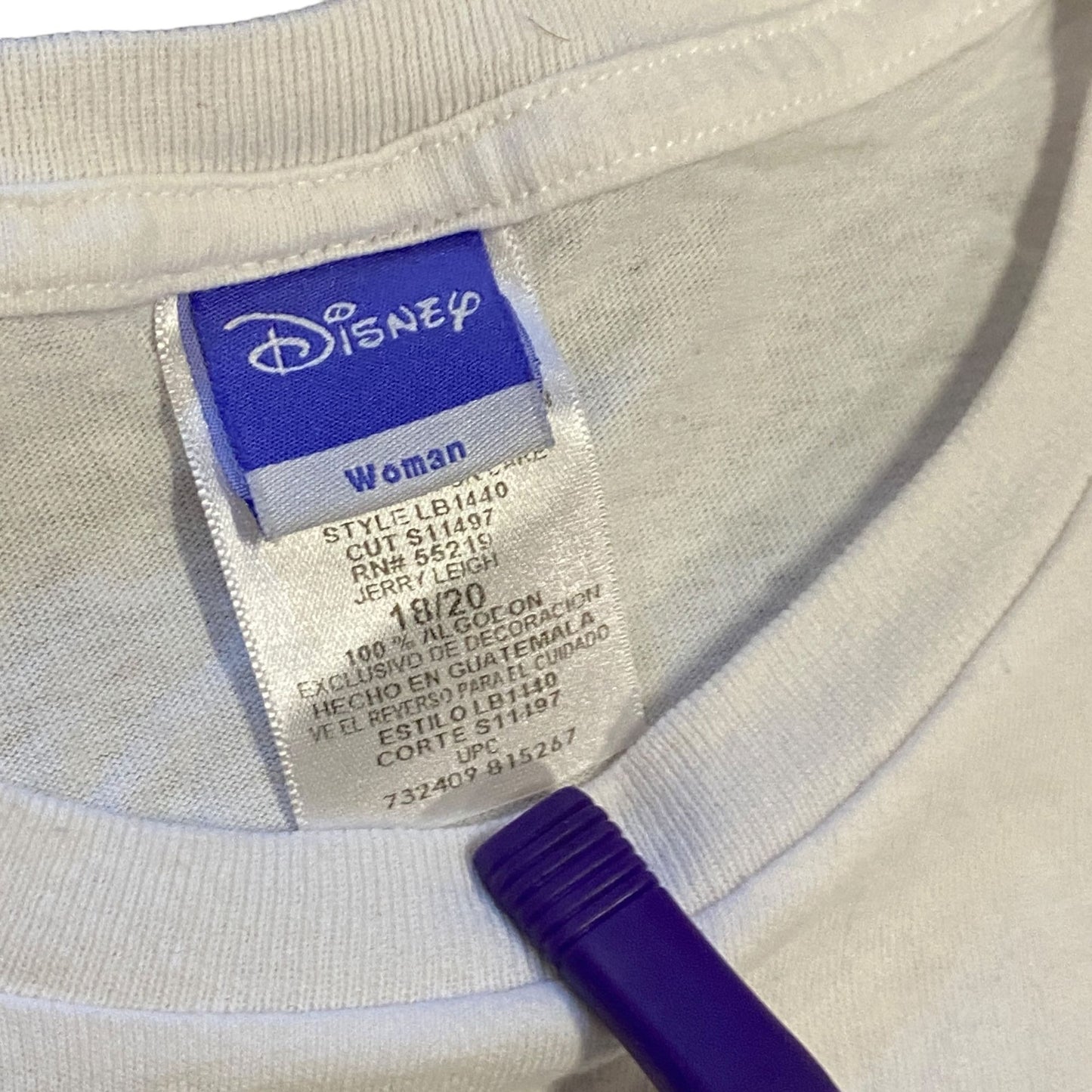 Vintage Disney Eeyore Tshirt White True Blue Winnie the Pooh 100% Cotton 18/20