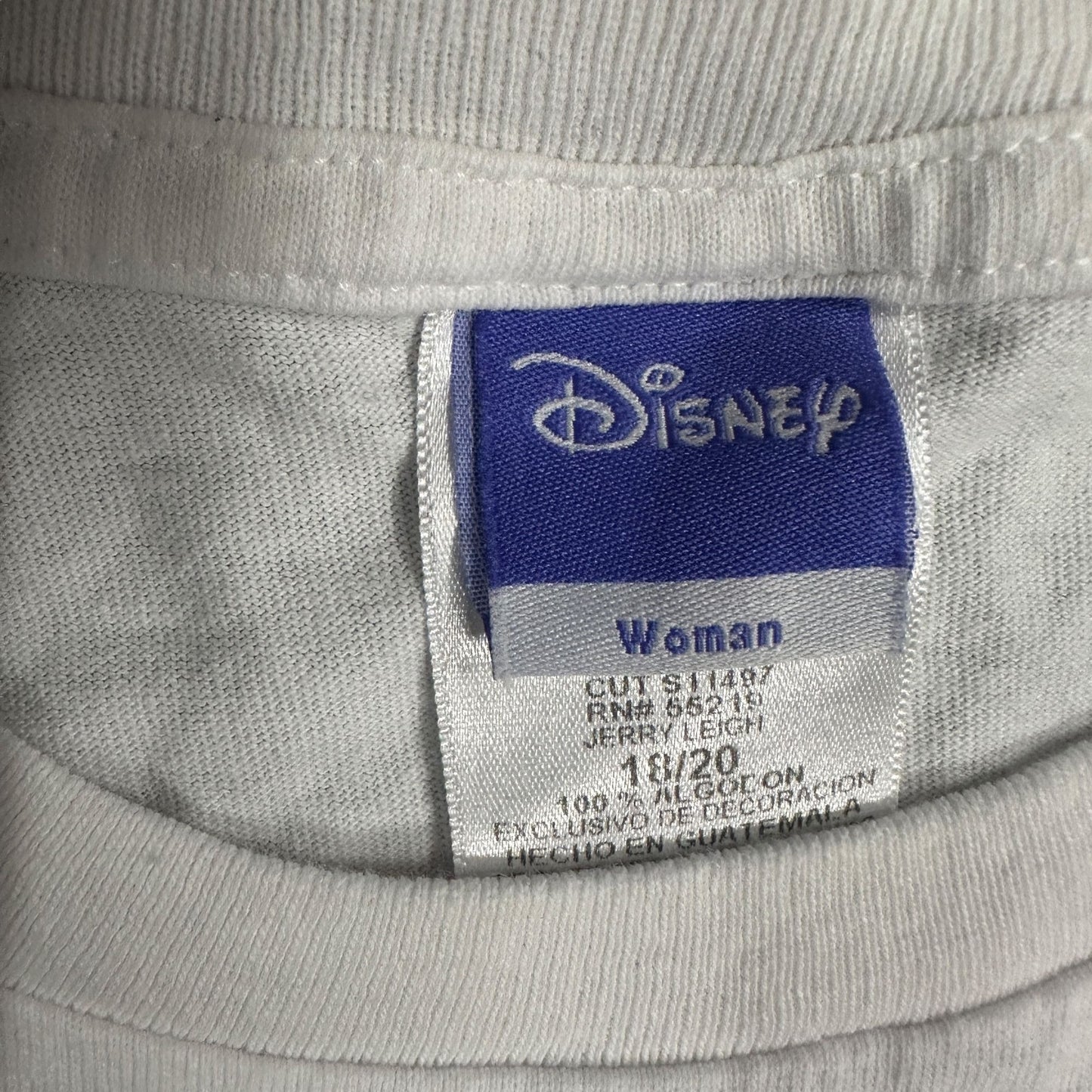 Vintage Disney Eeyore Tshirt White True Blue Winnie the Pooh 100% Cotton 18/20