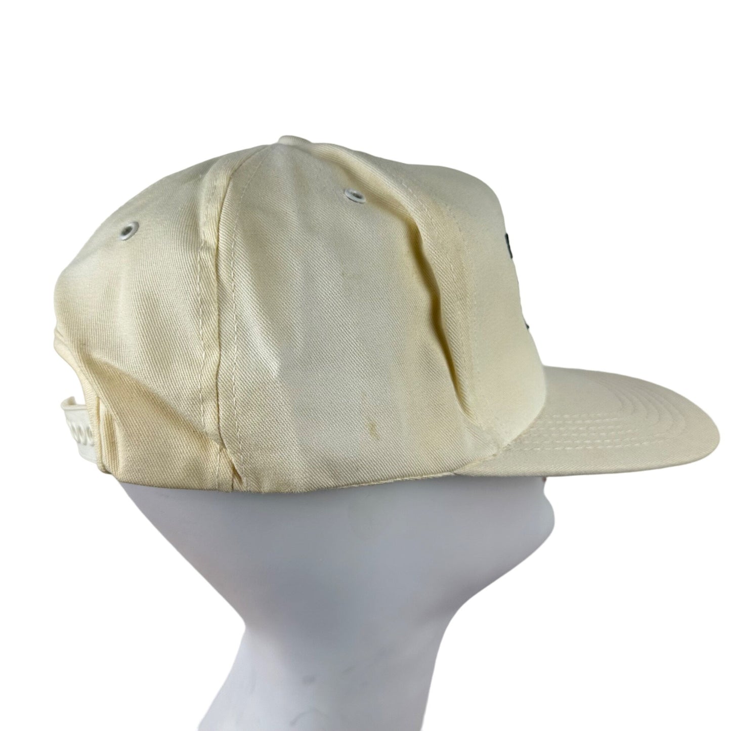 Vintage Snapback Baseball Hat Cap Penske Racing White Embroidered 90s