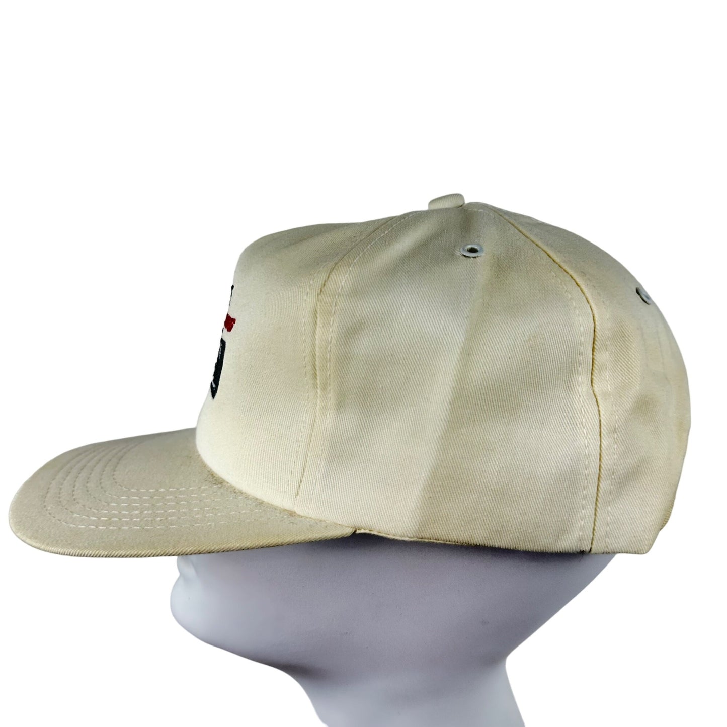Vintage Snapback Baseball Hat Cap Penske Racing White Embroidered 90s