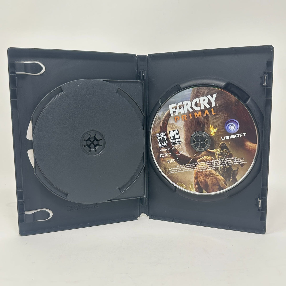 Far Cry Primal PC Game With Case & Disc Set Mature Rating
