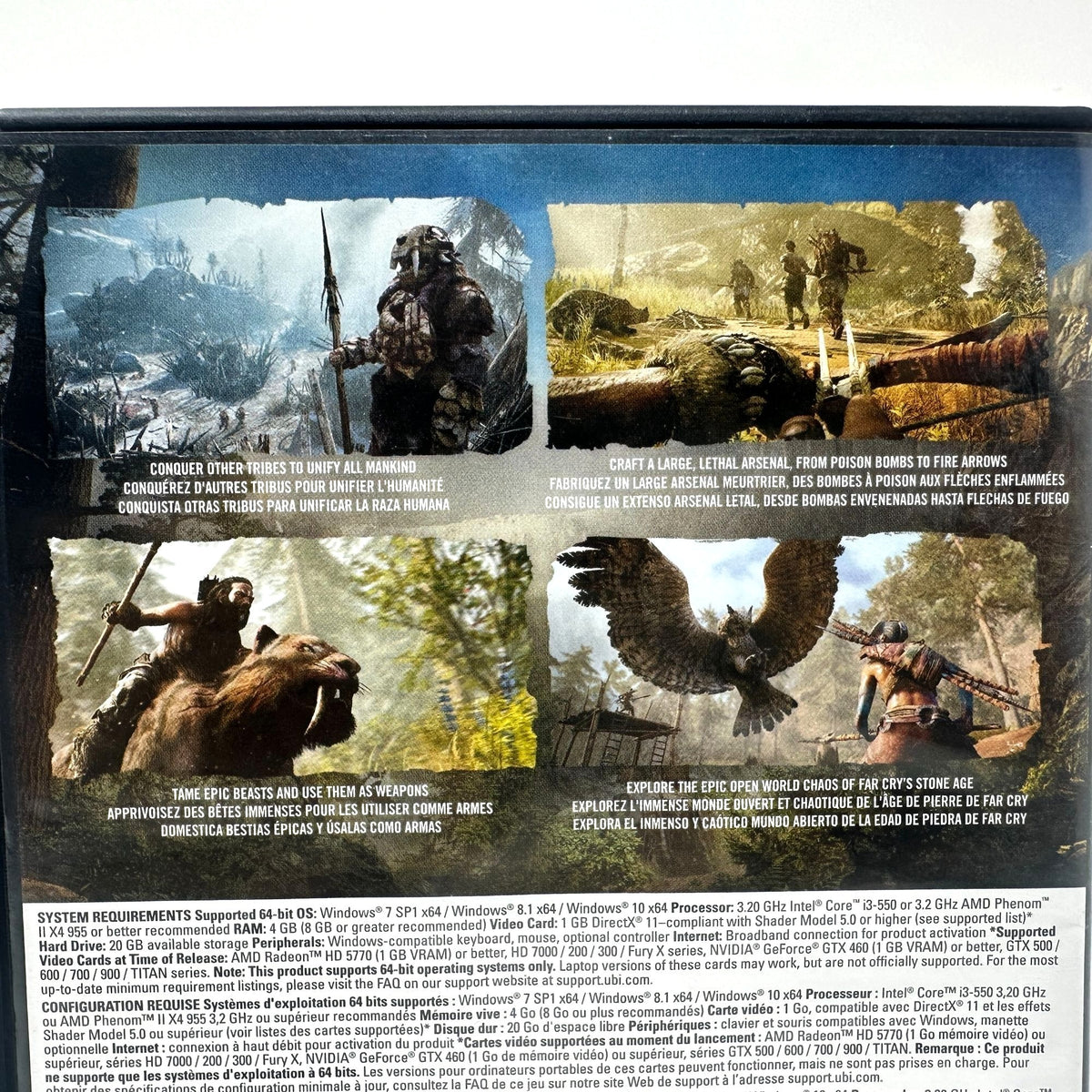 Far Cry Primal PC Game With Case & Disc Set Mature Rating