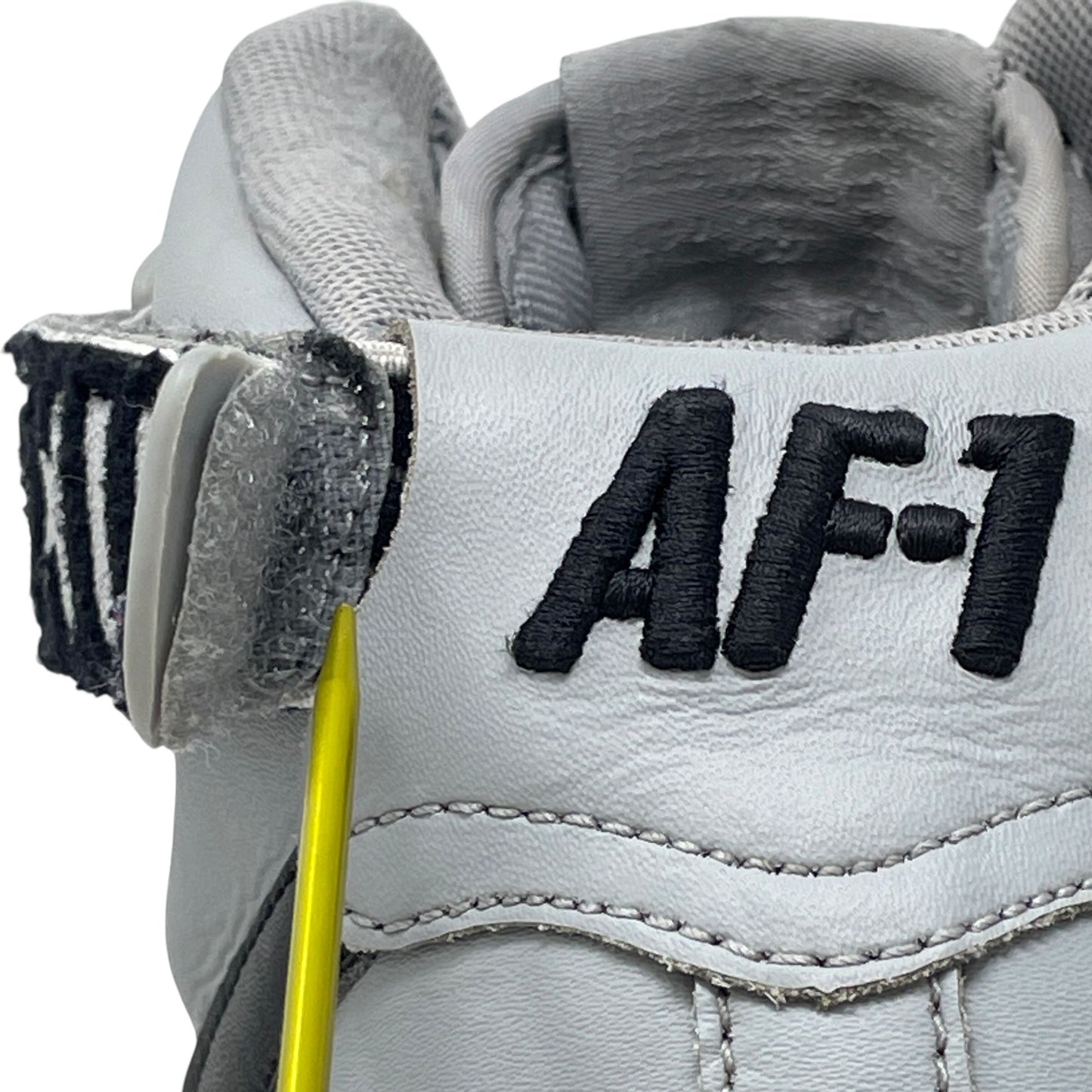Nike Mens 10 Air Force 1 High Statement Game Sneakers Flight Silver 315121-044