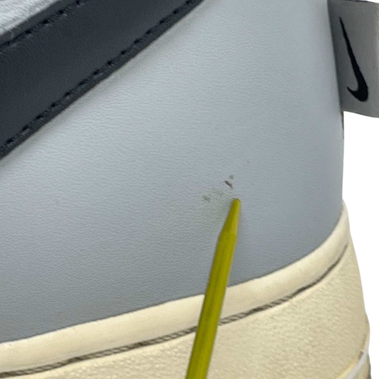 Nike Mens 10 Air Force 1 High Statement Game Sneakers Flight Silver 315121-044