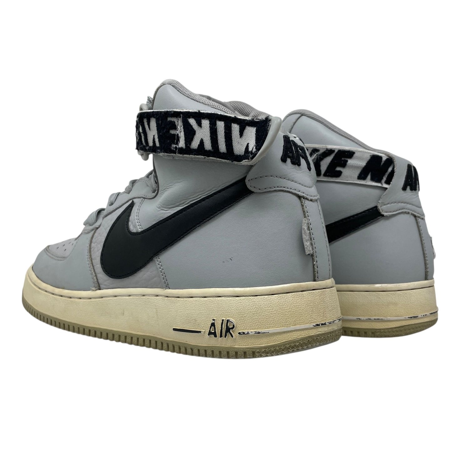 Nike Mens 10 Air Force 1 High Statement Game Sneakers Flight Silver 315121-044