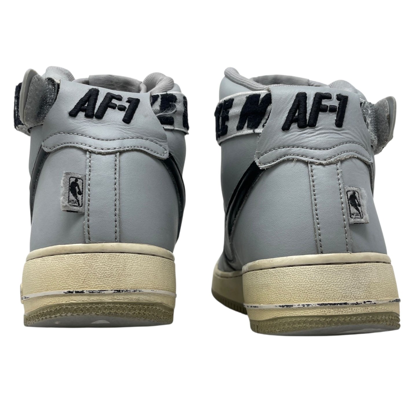 Nike Mens 10 Air Force 1 High Statement Game Sneakers Flight Silver 315121-044