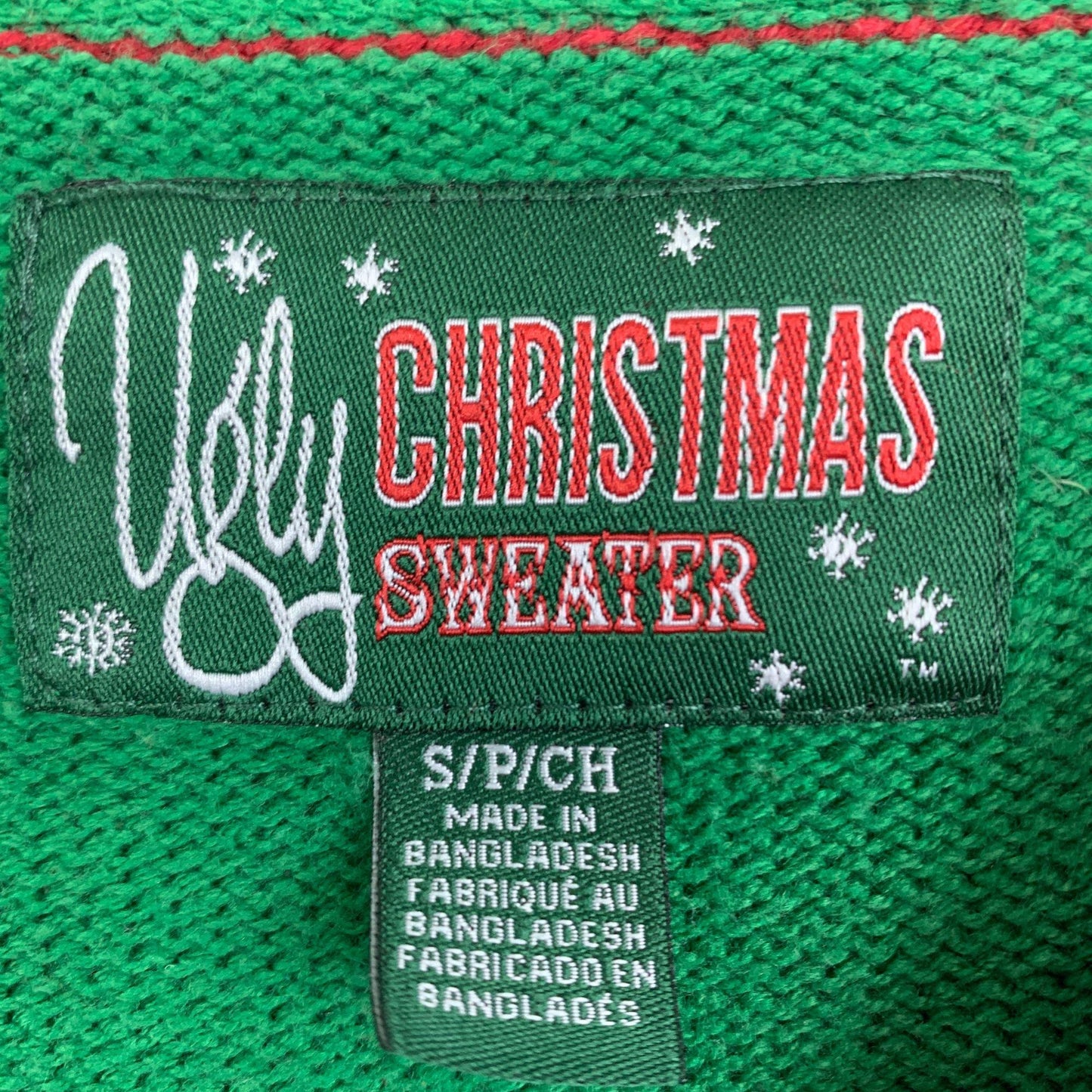 Ugly Christmas Sweater S Mrs Claus Novelty Kitsch Playful Holiday Party Cozy