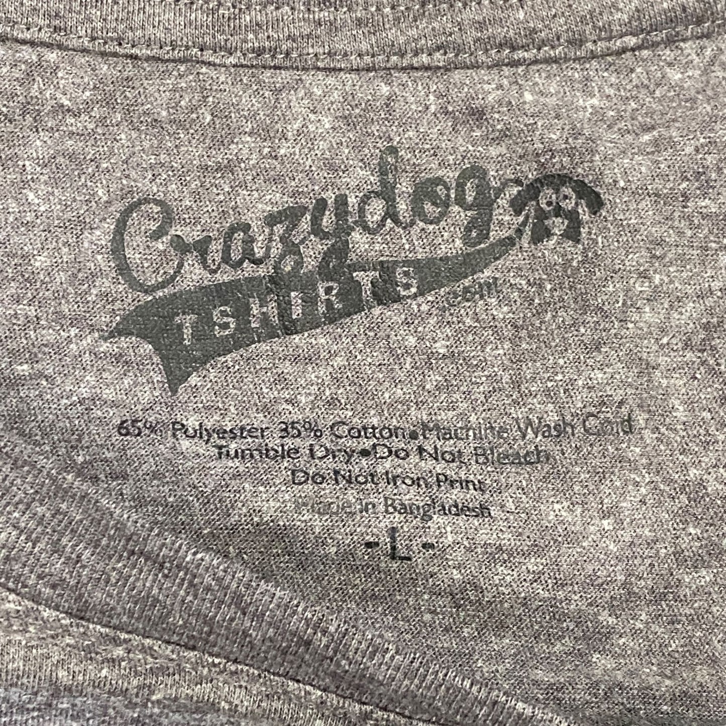 Crazydog Tshirts Thanksgiving Maternity Tee Large "We're here for the pie" Gray