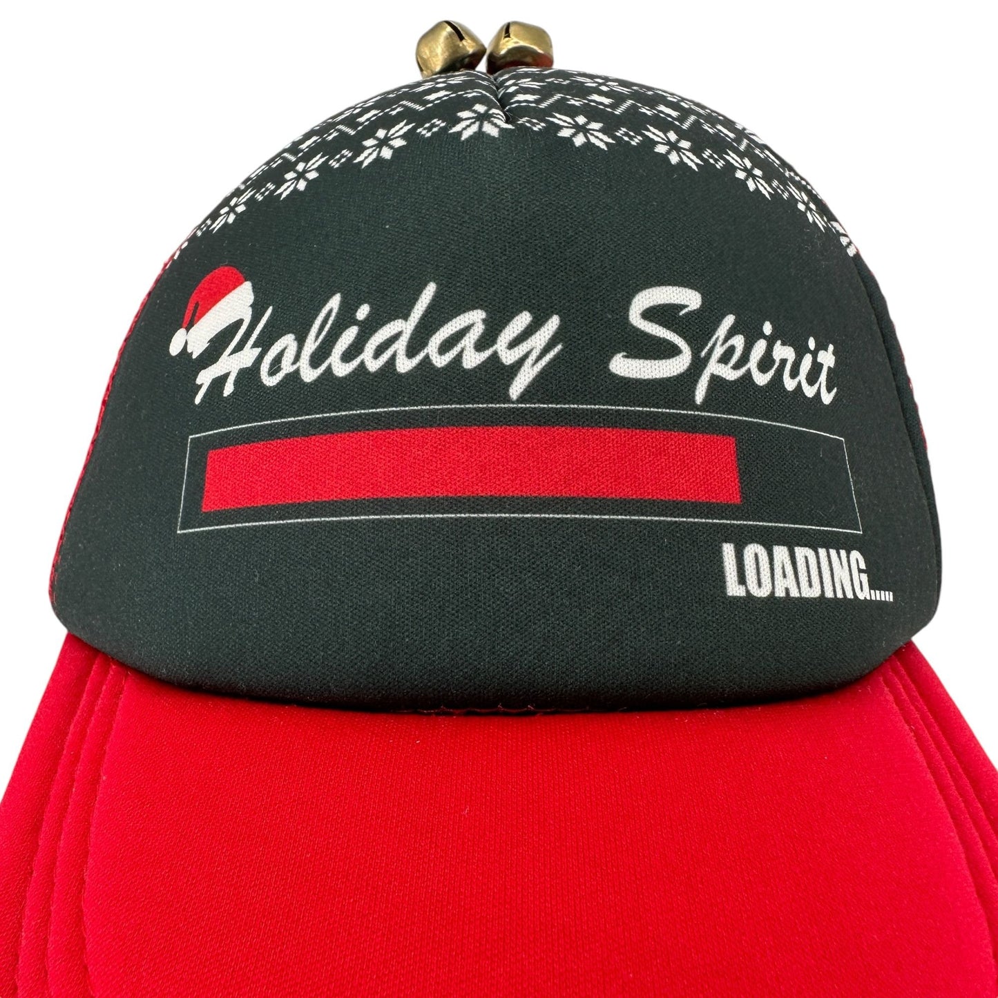 Wembley "Holiday Spirit Loading" Trucker Hat Cap Snapback Christmas Santa Techie