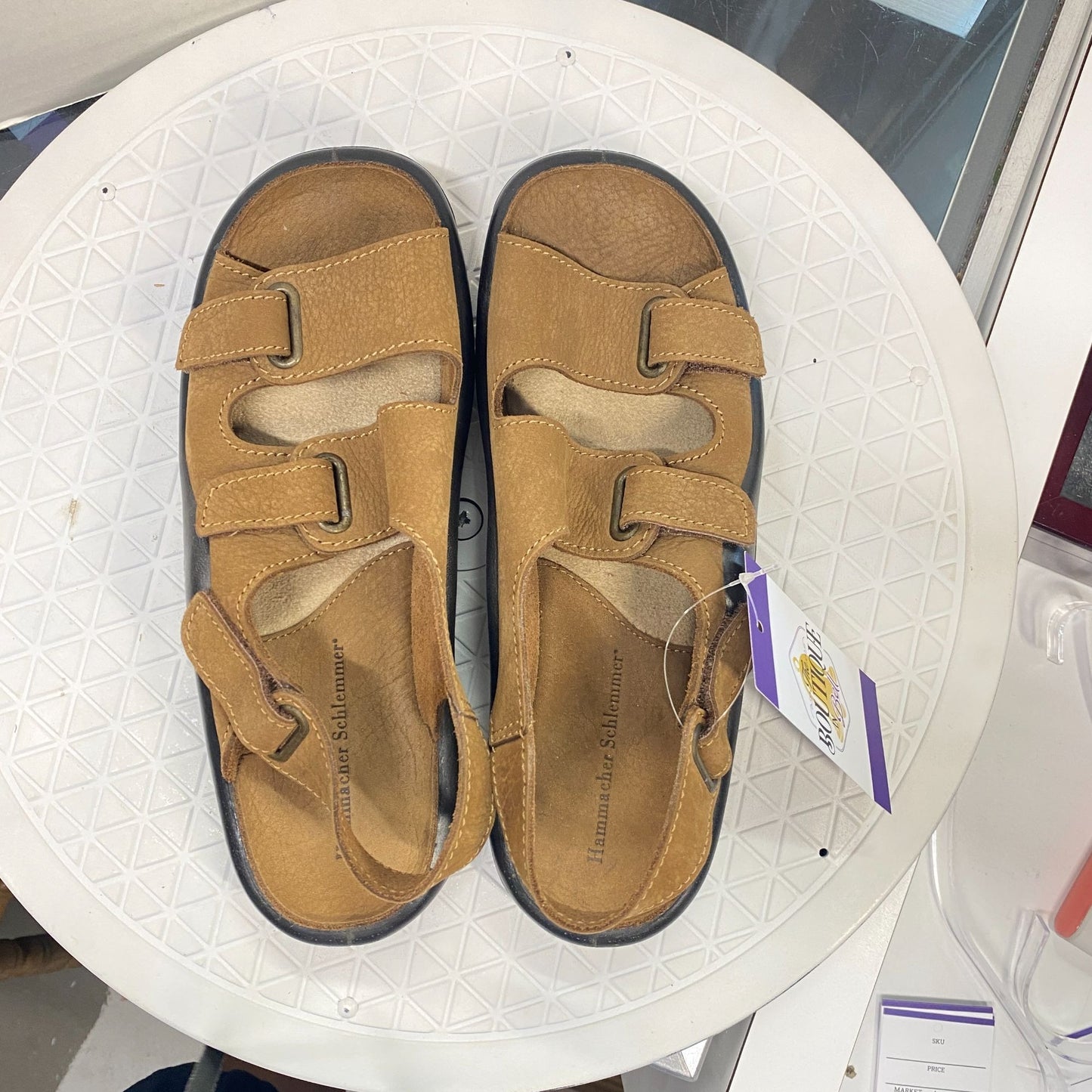 Hammacher Schlemmer Sandals Womens 8.5 US The Lady's Walk On Air EU 39