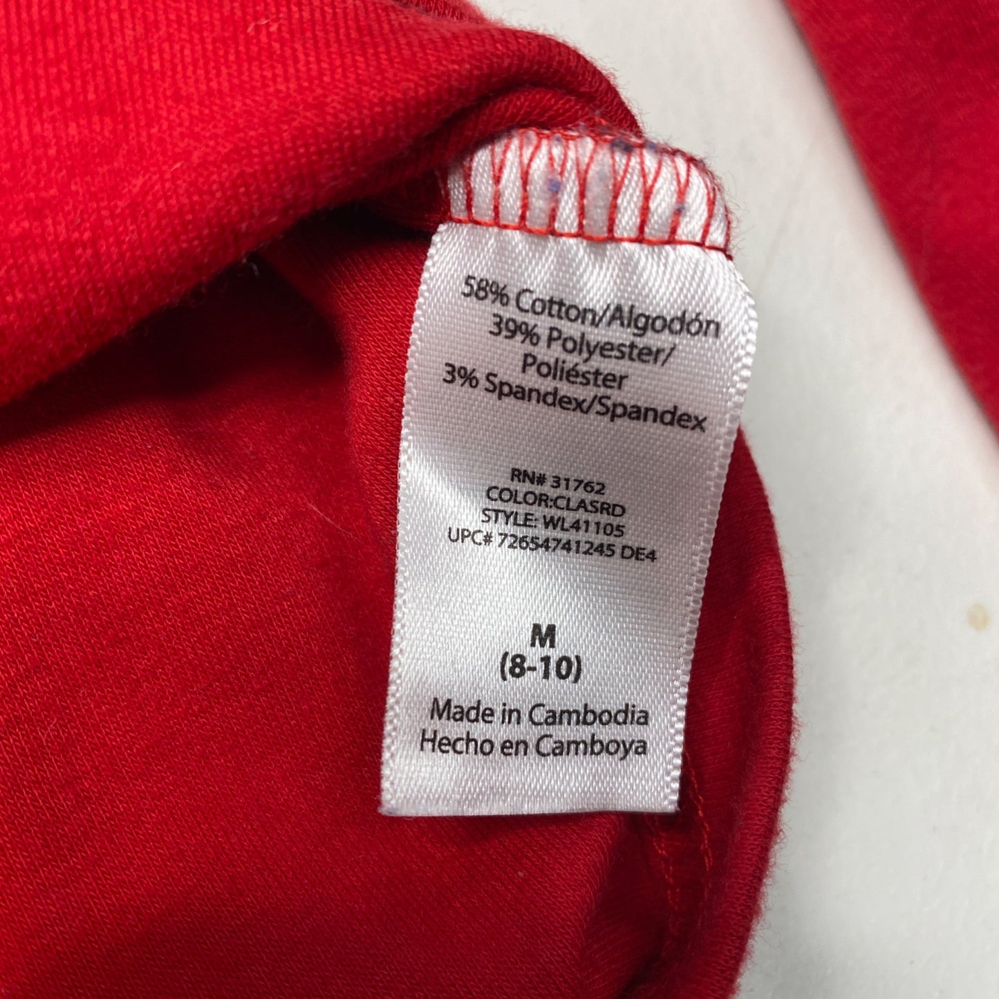 Christmas Novelty Shirt M Red Silver Snowflake Bejeweled Cozy Glam Holidaycore