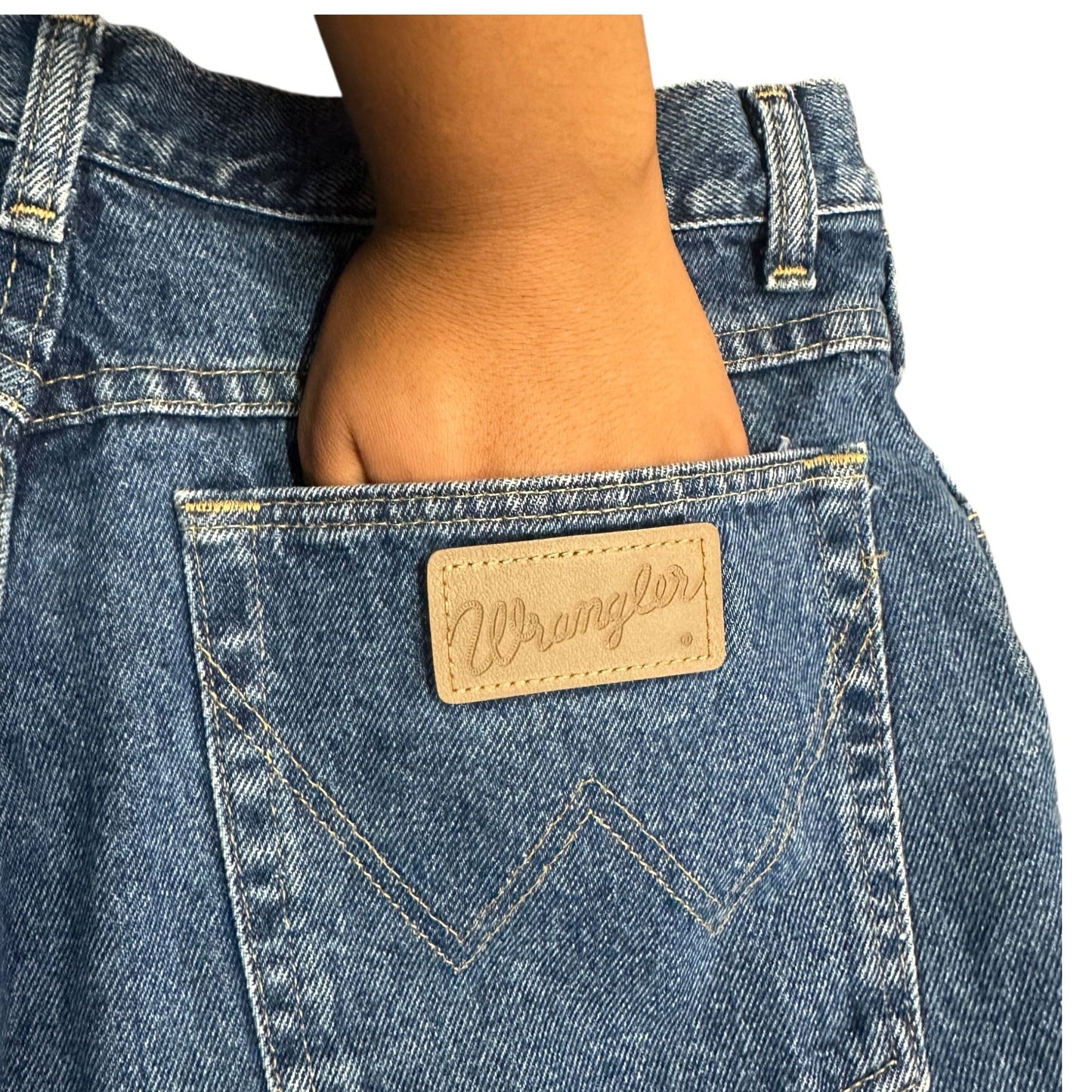 Wrangler Bootcut Jeans Juniors 13x32 Long USA Y2K Western Cowgirl Chic Normcore