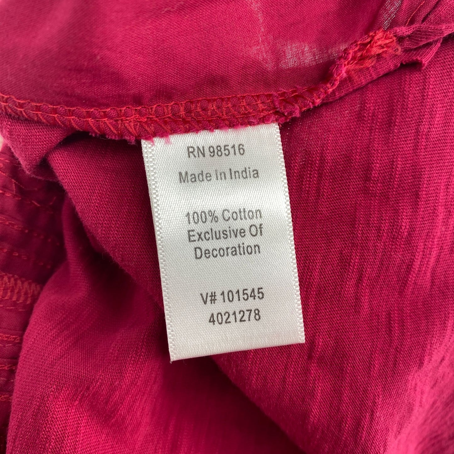 Coldwater Creek Blouse Maroon XS Tunic Pintuck Beaded Roll Tab Split Hem Vneck