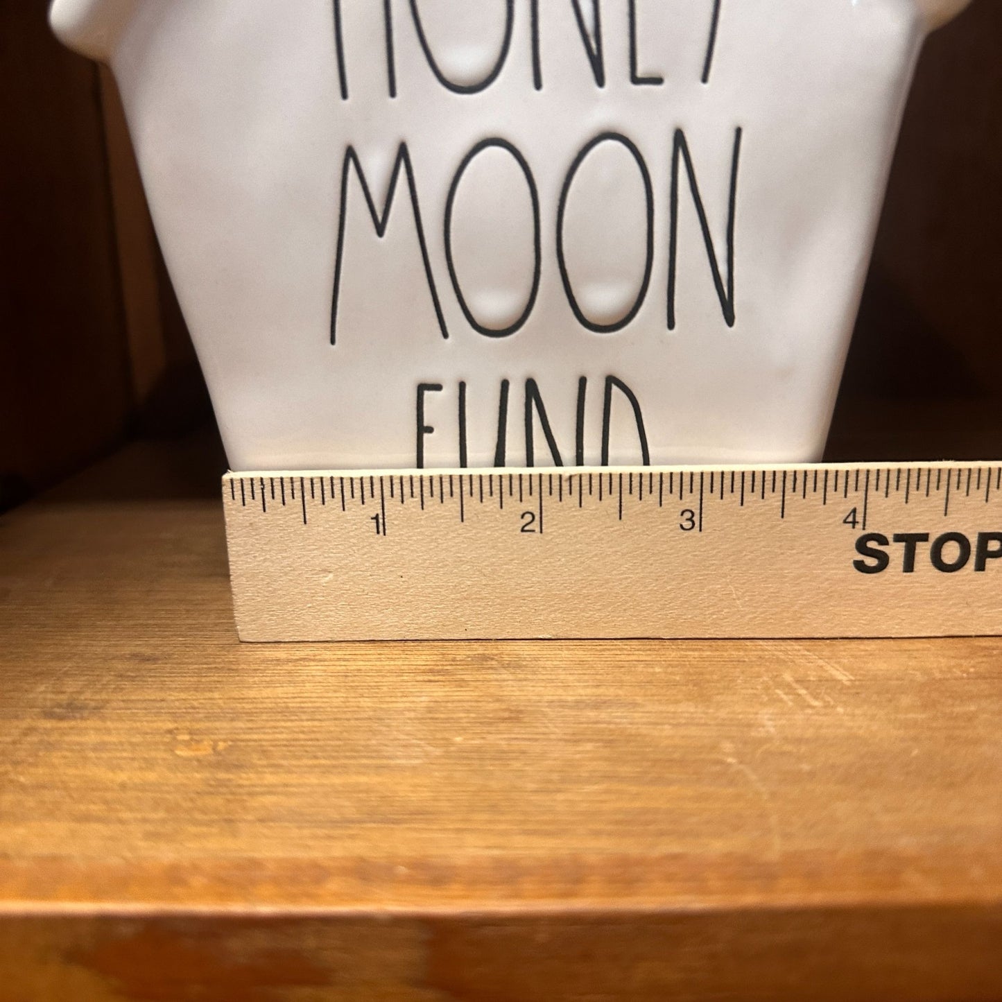 Ceramic Honeymoon Fund Money Box Rae Dunn Gift Newlywed Bridal Shower Engagement