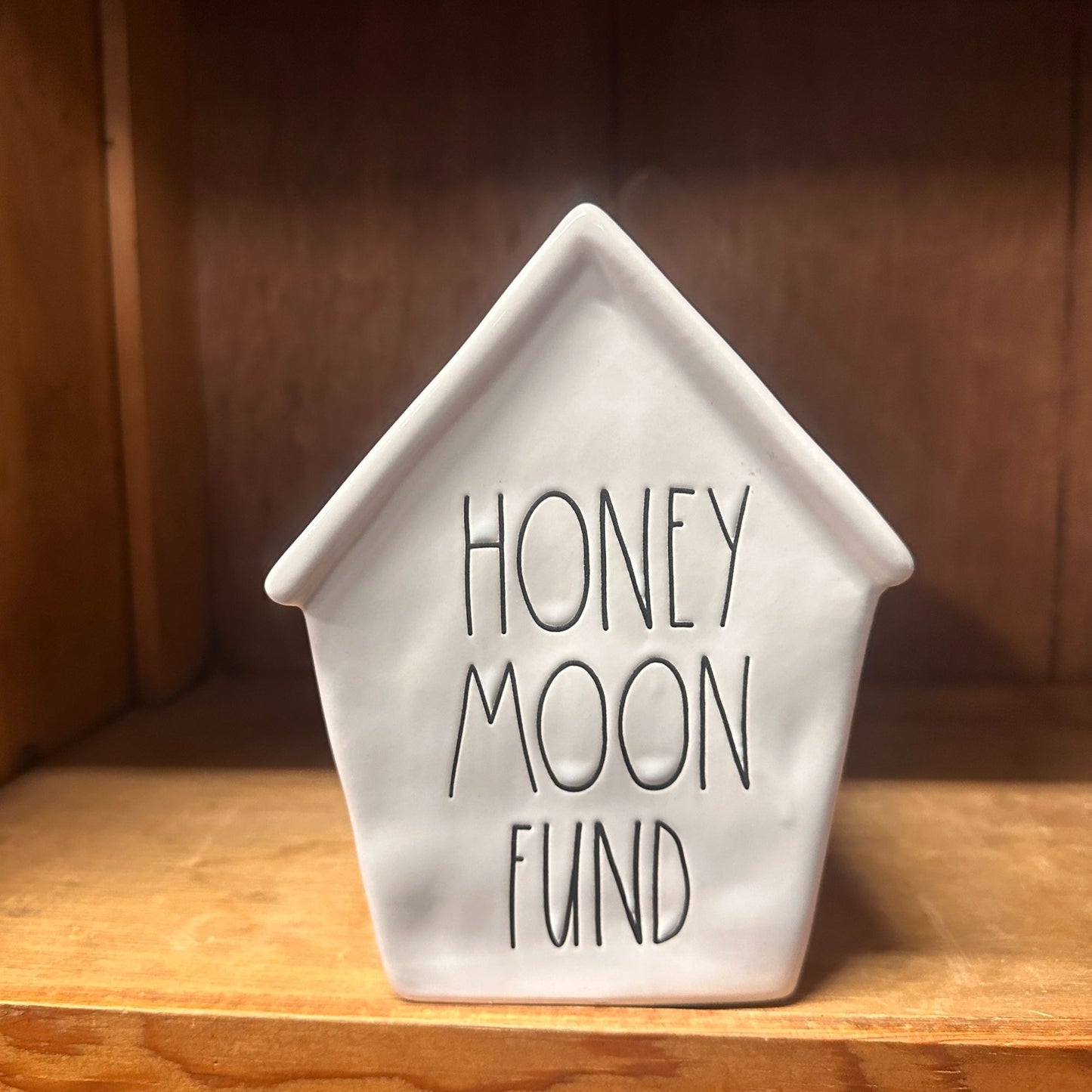 Ceramic Honeymoon Fund Money Box Rae Dunn Gift Newlywed Bridal Shower Engagement