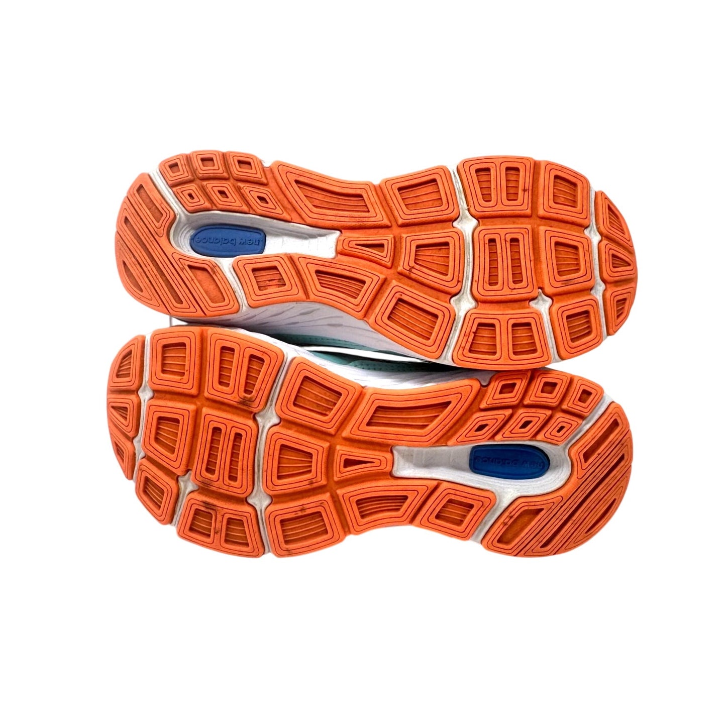 New Balance Kids 3.5 680v6 Running Shoes Bali Blue Mako Blue Ginger Athletic