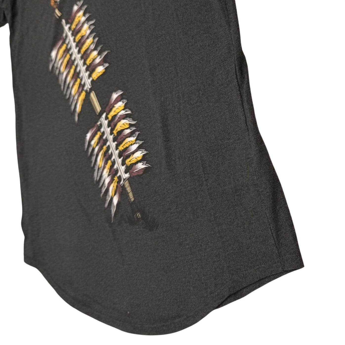 Nike Womens 2X FSU Seminoles Graphic Tee Gray Athletic Cut Flaming Spear