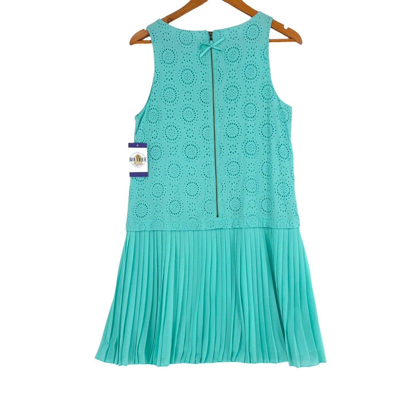 Ann Taylor LOFT Sleeveless Dress Drop Waist 10 Feminine Soft Girl Office Wear