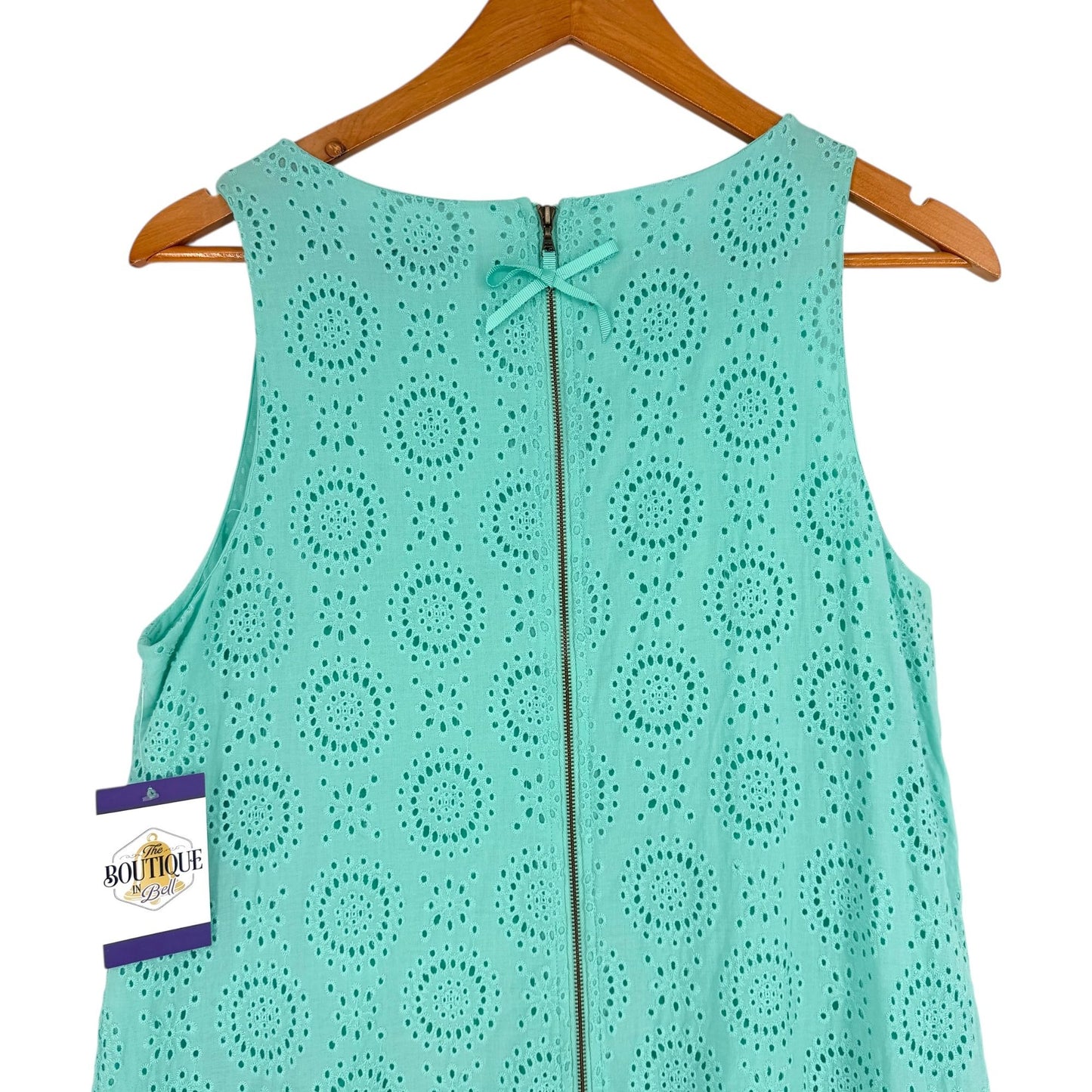 Ann Taylor LOFT Sleeveless Dress Drop Waist 10 Feminine Soft Girl Office Wear