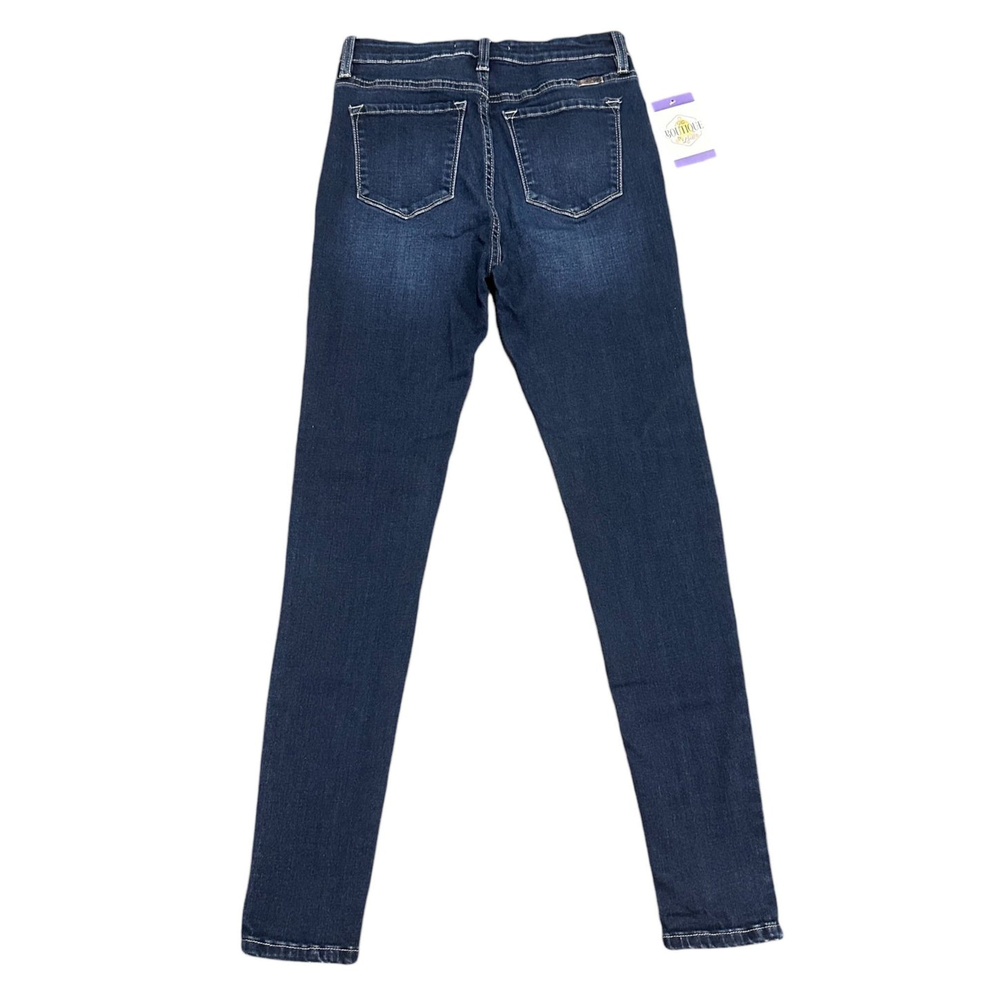 KanCan Womens 28 Nadine High Rise Super Skinny Jeans Dark Wash Stretch Pockets