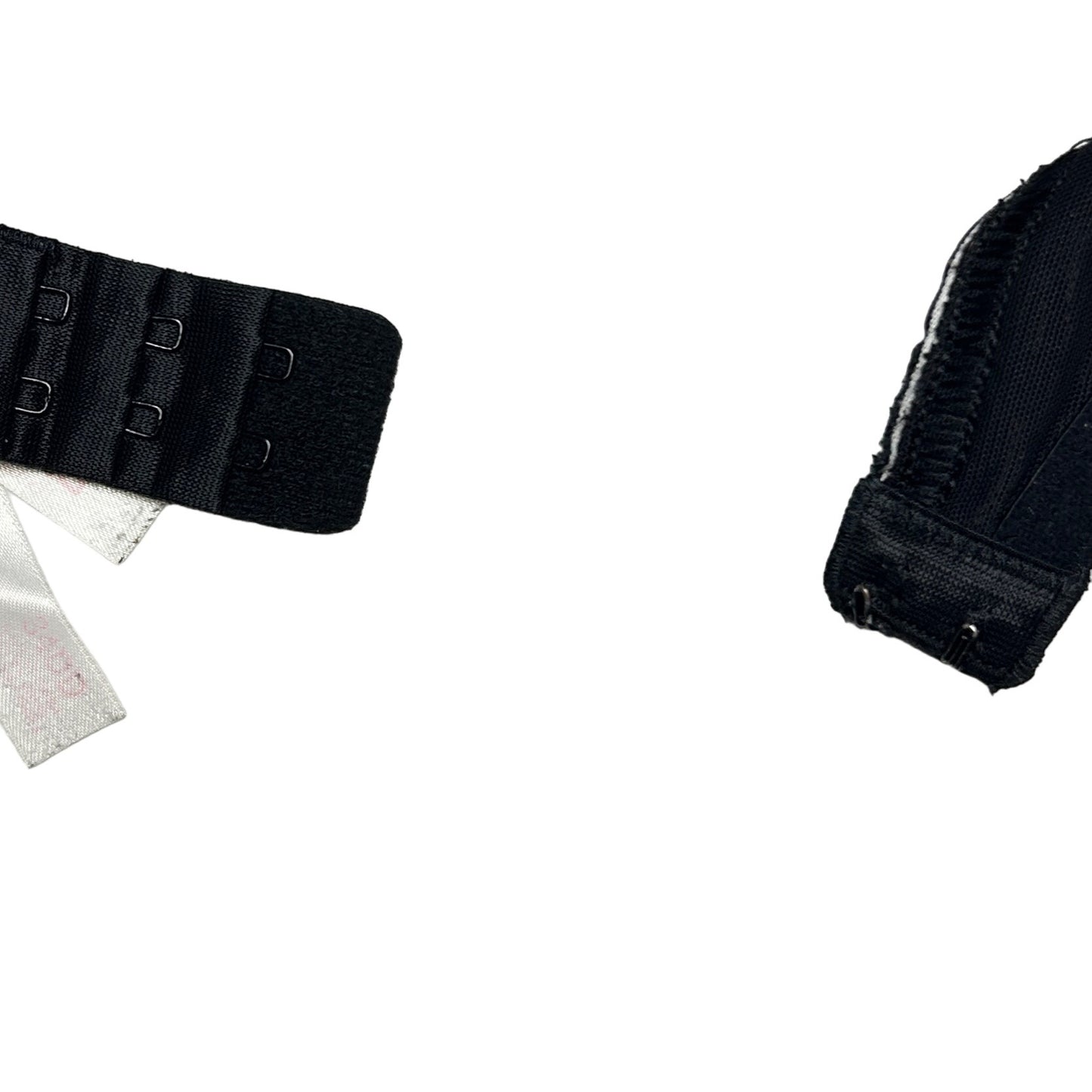 Victoria's Secret PINK 34DD Black Bra Cheetah Print Criss Cross Back Underwire