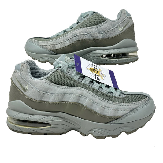 Nike Air Max 95 Youth 5.5Y Grey Green 905348-015 Sneakers Low Top Shoes Training