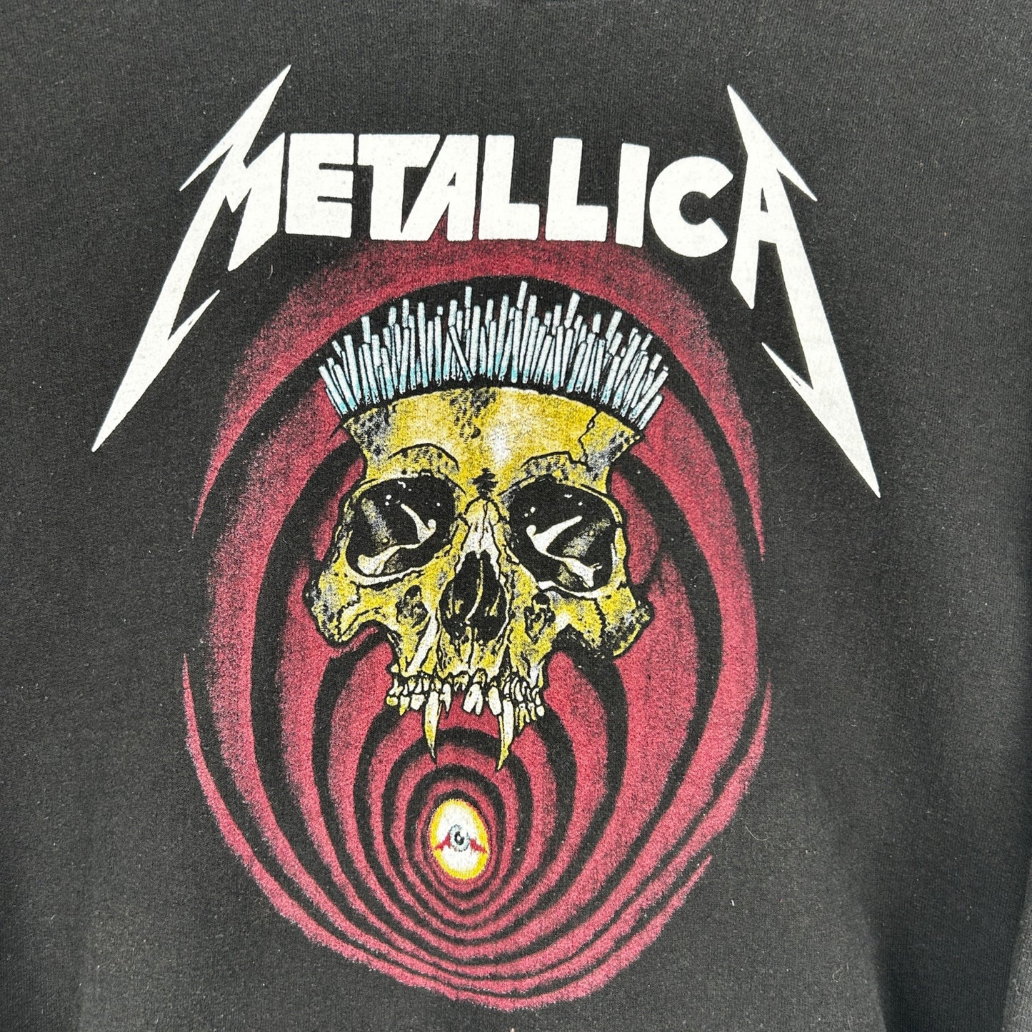 Metallica Hoodie Shortest Straw Vertigo Tour Band Sweatshirt M Black Pullover