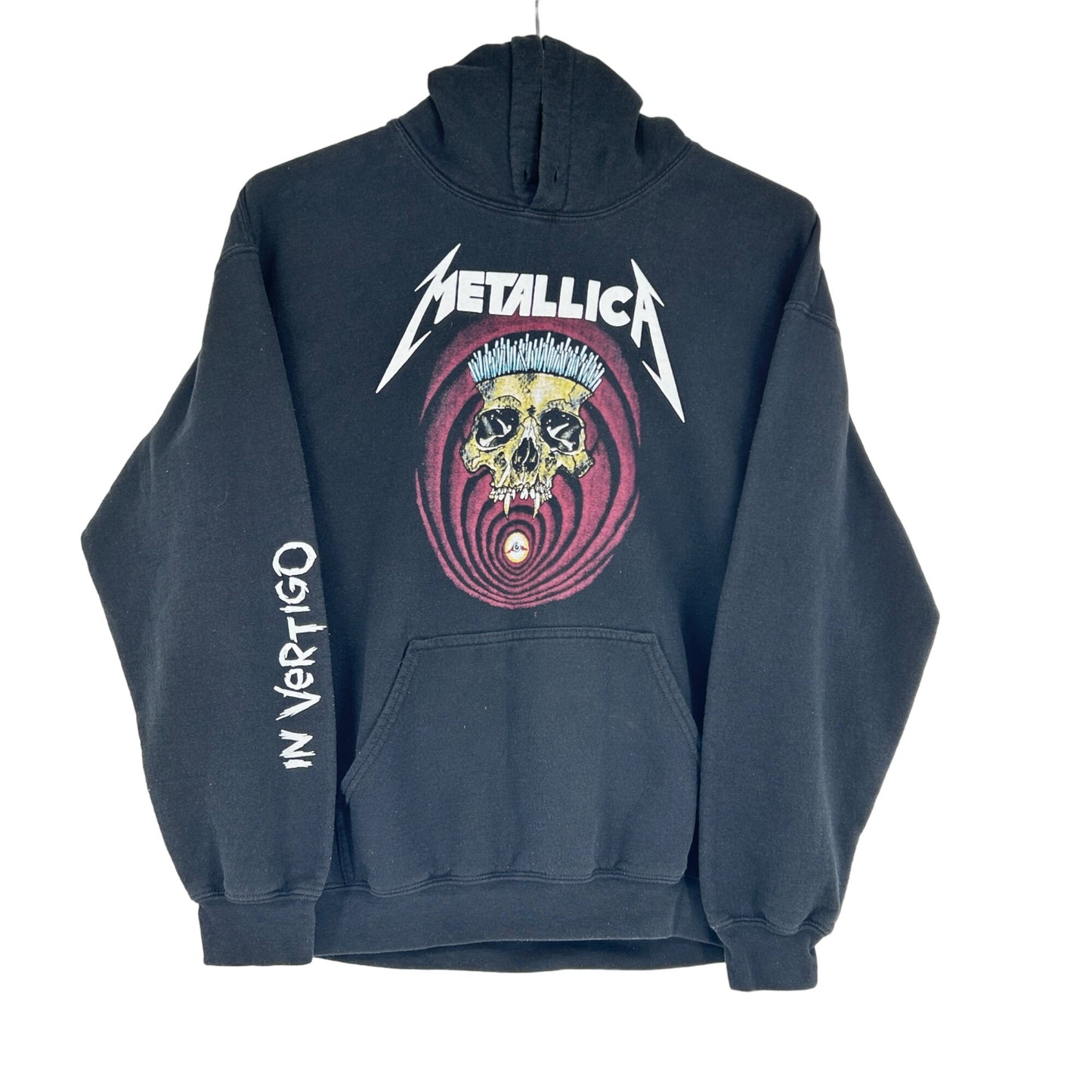 Metallica Hoodie Shortest Straw Vertigo Tour Band Sweatshirt M Black Pullover