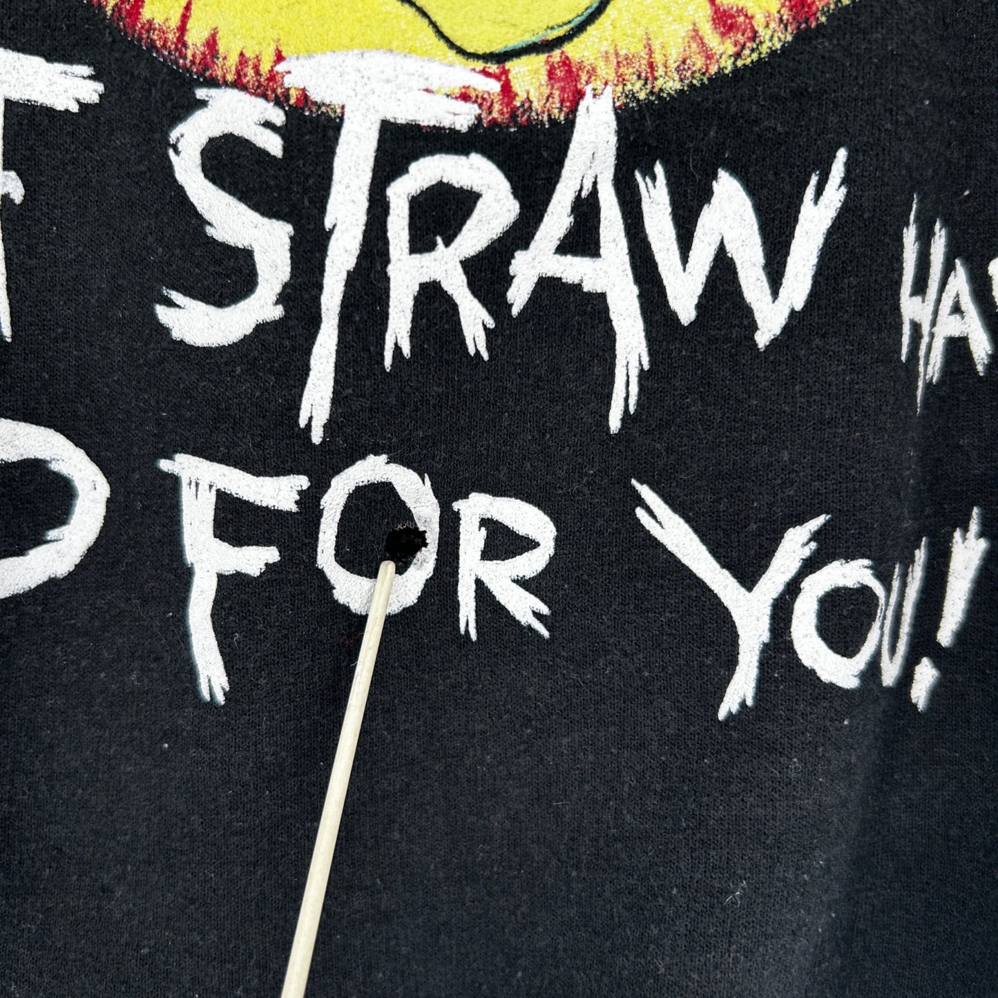 Metallica Hoodie Shortest Straw Vertigo Tour Band Sweatshirt M Black Pullover