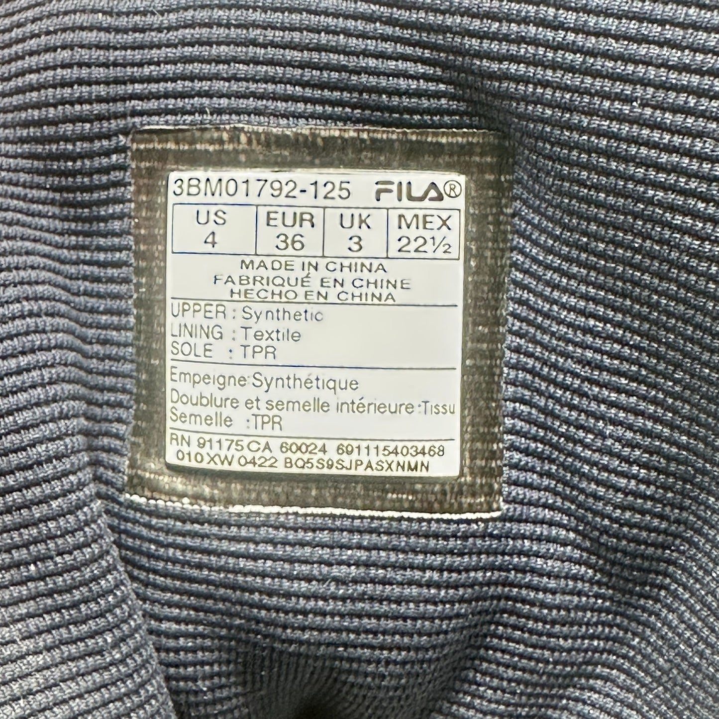 Fila Spitfire Boys 4 Mid-Cut White Red Blue Youth Basketball Sneakers