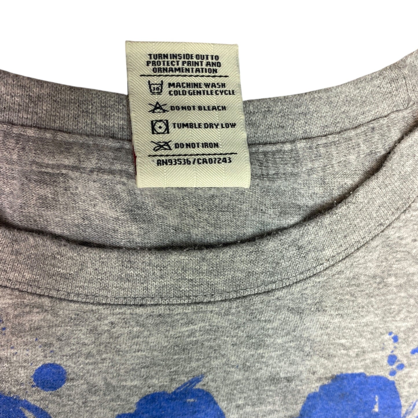 Vintage Ecko Unltd XXL Gray Overcome Overturn Graphic T-Shirt Skull Prison Bars
