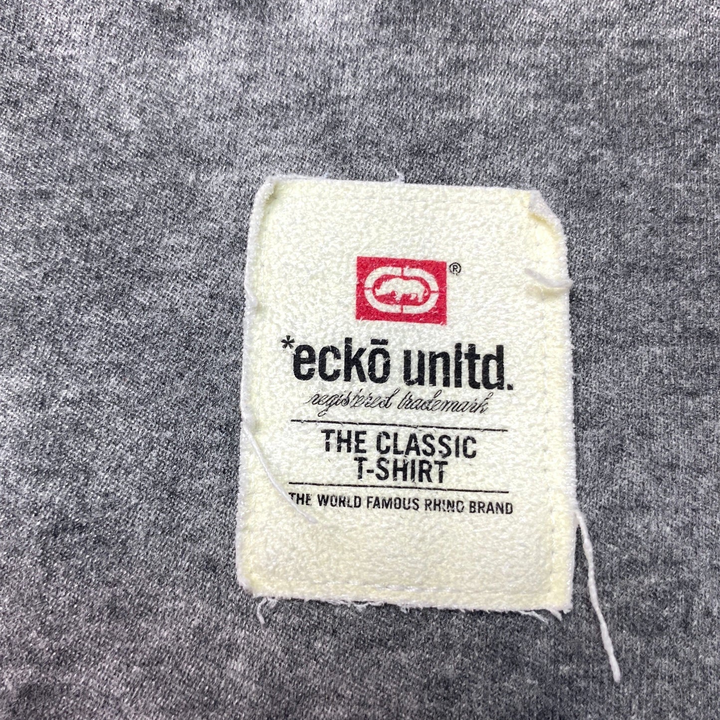 Vintage Ecko Unltd XXL Gray Overcome Overturn Graphic T-Shirt Skull Prison Bars