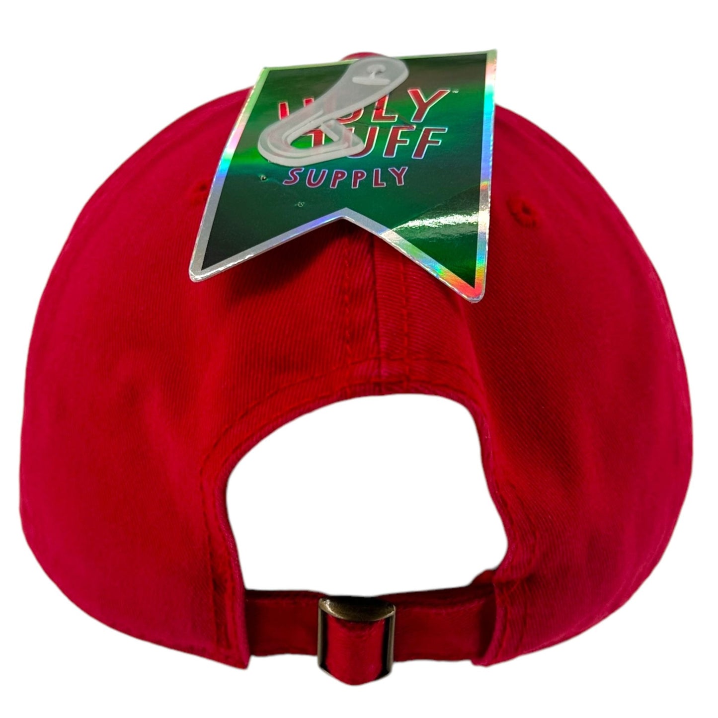 NWT Ugly Stuff Supply "Sleigh Me" Strapback Hat Cap Christmas Hat Naughty Santa