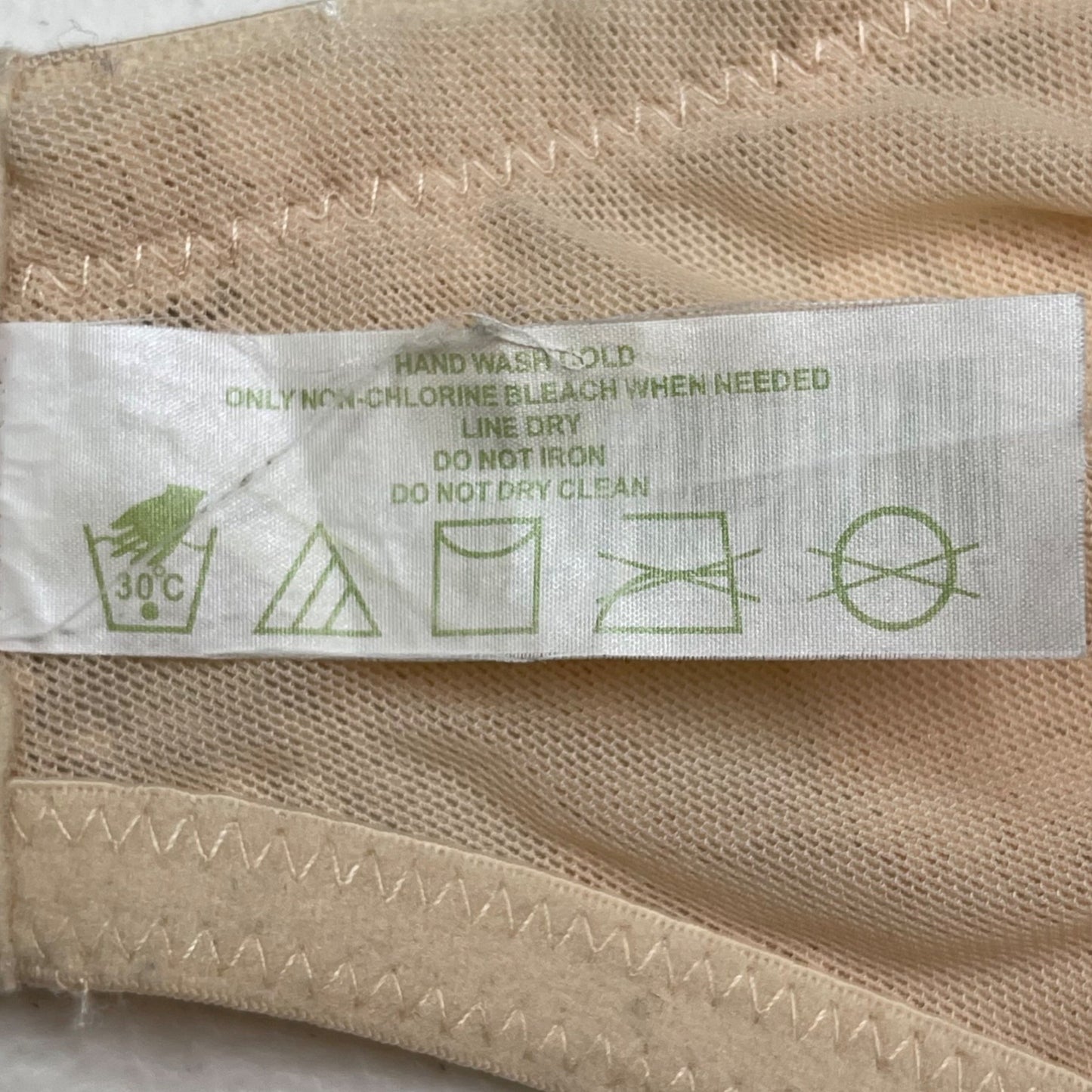 Motherhood Maternity Lace Beige Nursing Bra 44E Snap Down Cups Underwire