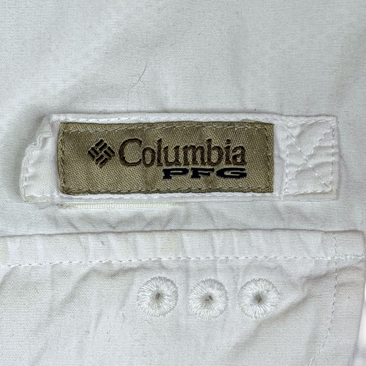 Columbia Tamiami Fishing Shirt UF Gator Logo Embroidered Dadcore Fan Apparel