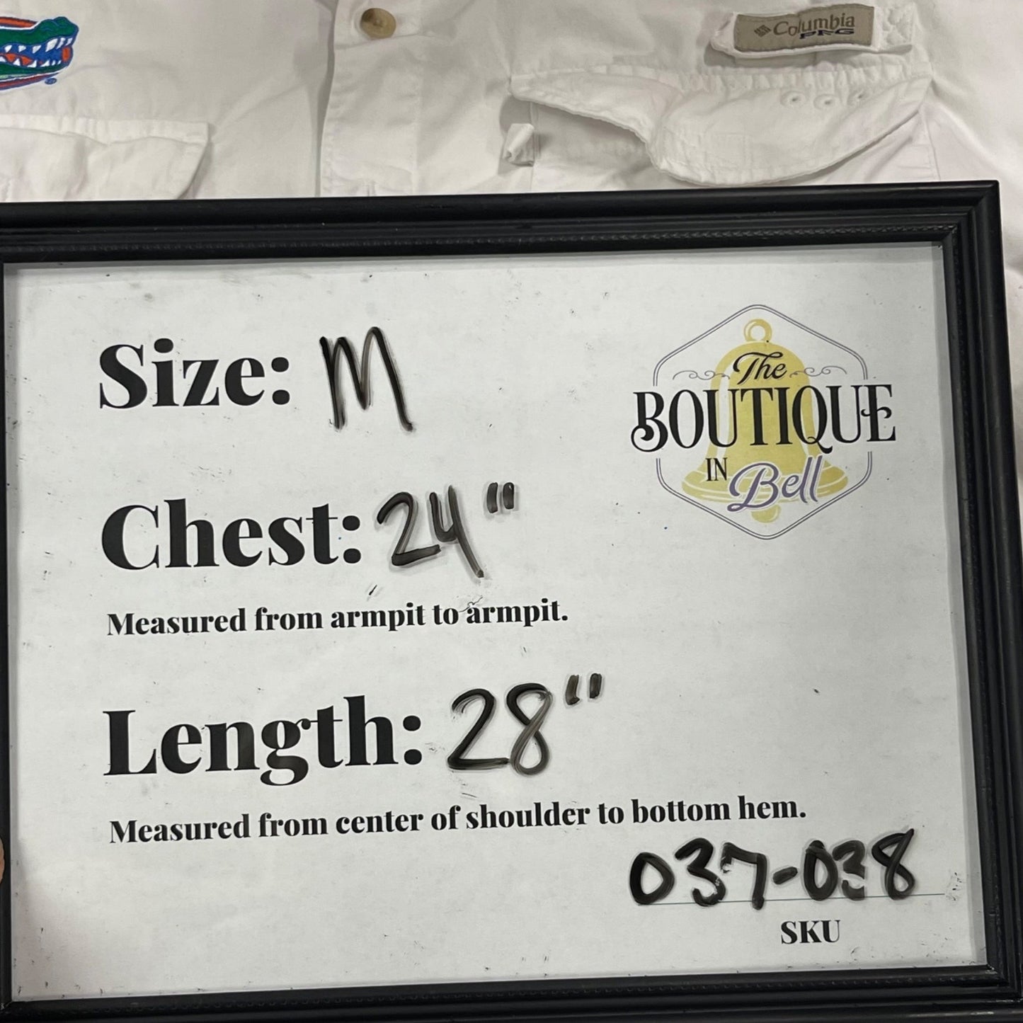 Columbia Tamiami Fishing Shirt UF Gator Logo Embroidered Dadcore Fan Apparel